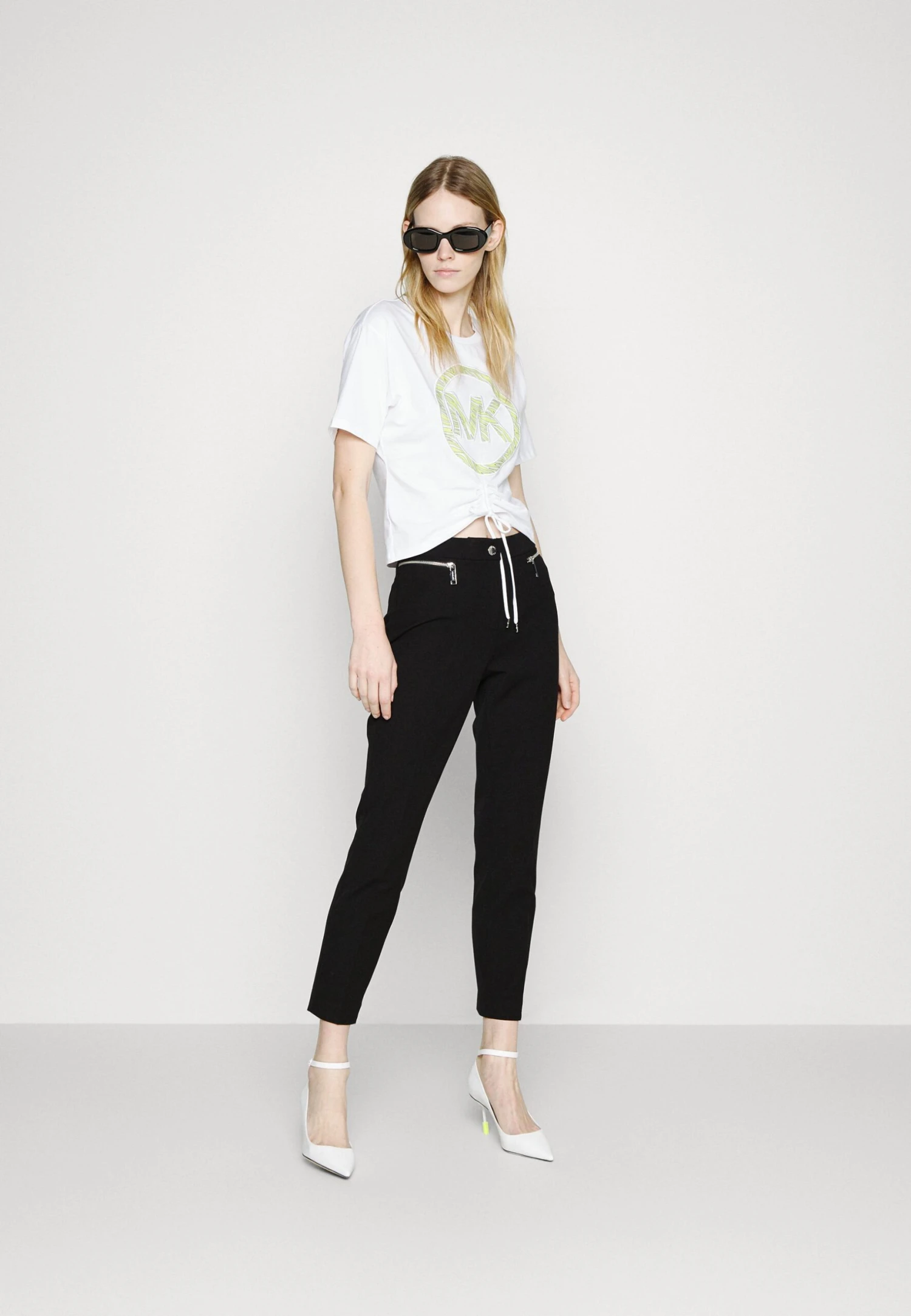 MICHAEL Michael Kors Zip Pant - Broek - Black 4 MICHAEL Michael Kors Zip Pant - Broek - Black - Afbeelding 2