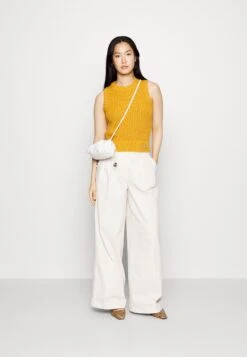 MICHAEL Michael Kors Solid Crop - Top - Marigold 9 MICHAEL Michael Kors Solid Crop - Top - Marigold -MICHAEL Michael Kors 313bf3fee41b4f9c8a6083d3cab82182