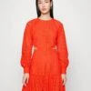 MICHAEL Michael Kors Eyelet Cut Out Mini- Cocktailjurk - Optic Orange
