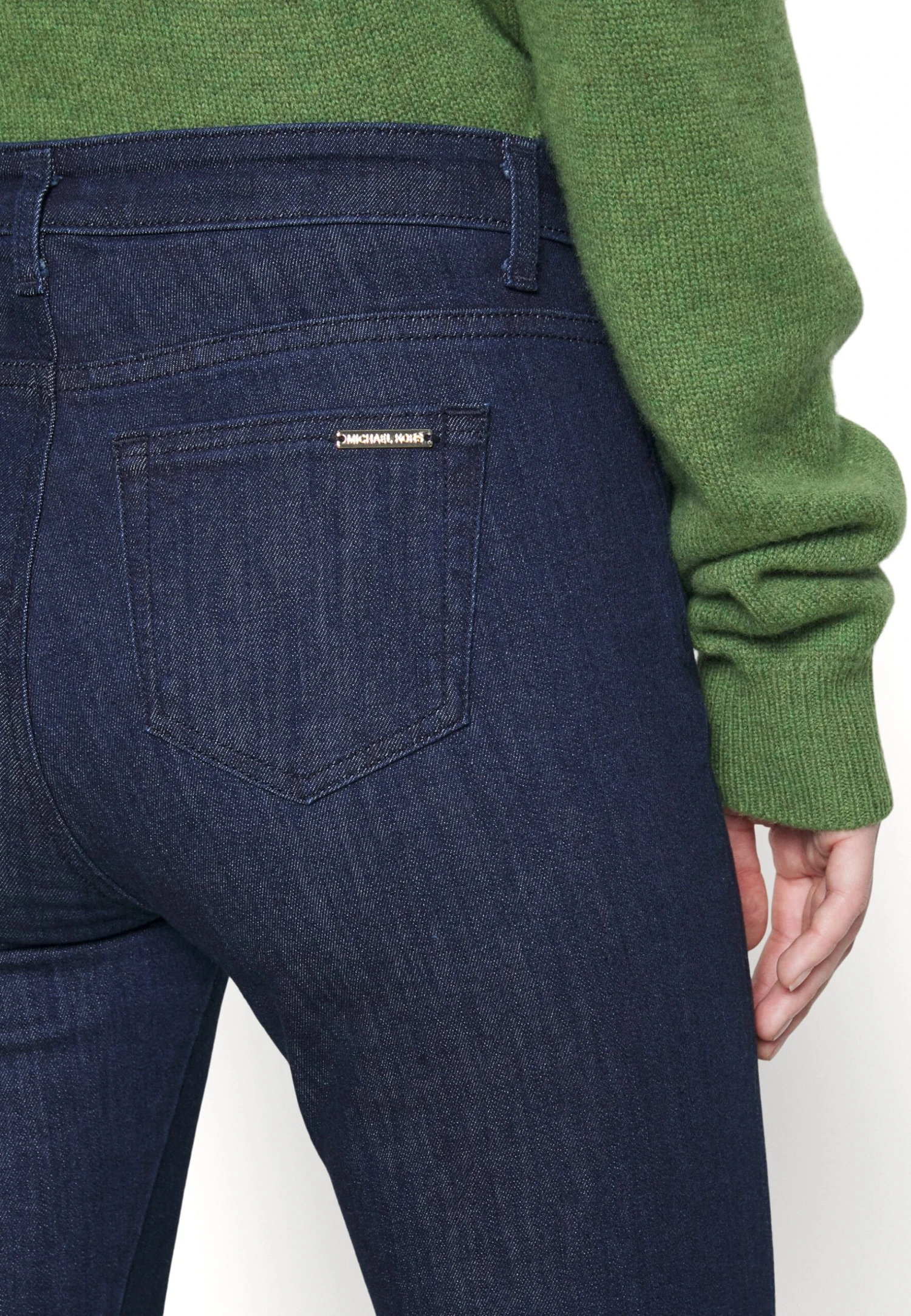 MICHAEL Michael Kors Selma Shank Flare- Bootcut Jeans - Dark Blue 7 MICHAEL Michael Kors Selma Shank Flare- Bootcut Jeans - Dark Blue - Afbeelding 5