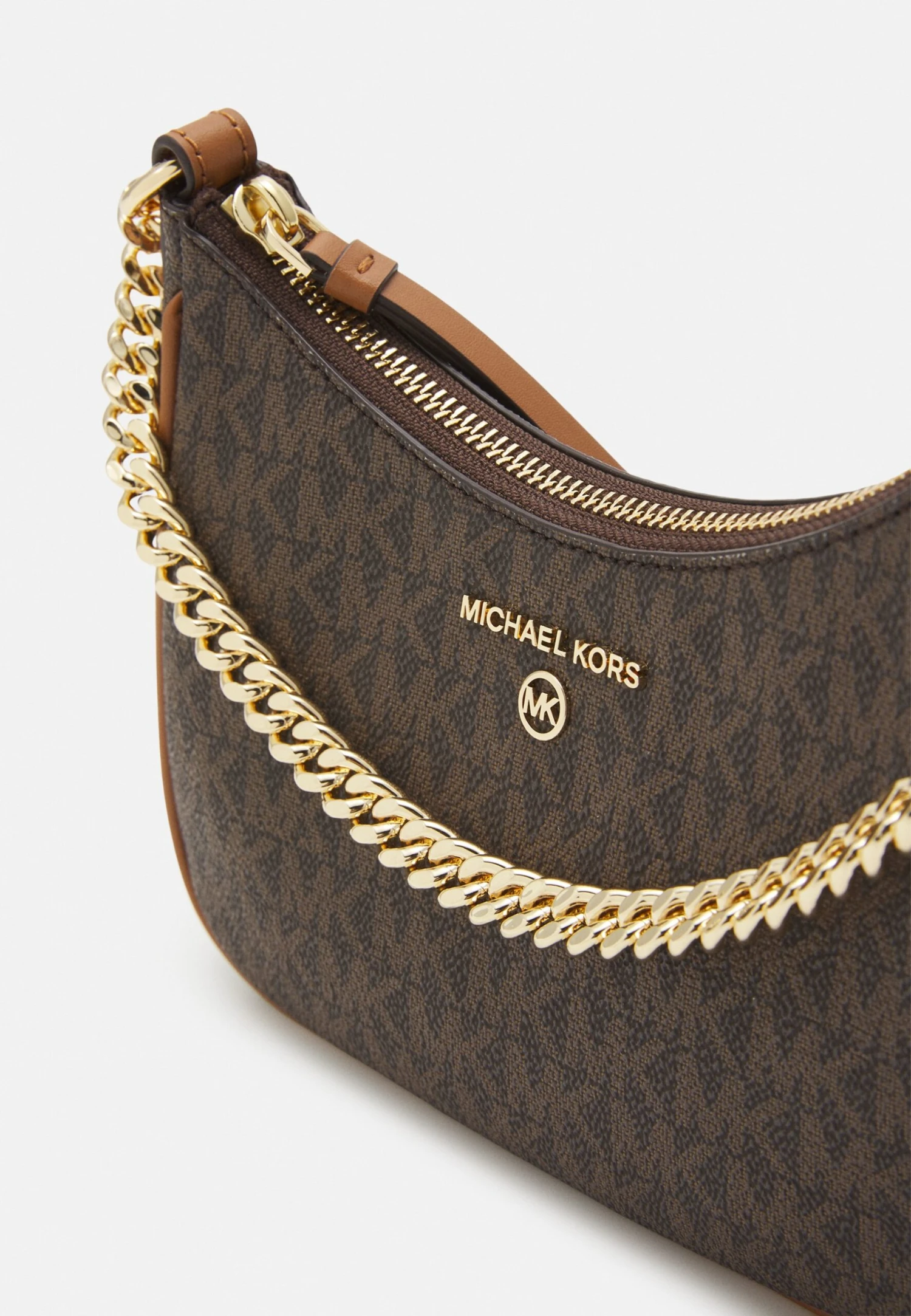MICHAEL Michael Kors Jet Set Charm Chain Pouchette - Handtas - Brown/Acorn 6 MICHAEL Michael Kors Jet Set Charm Chain Pouchette - Handtas - Brown/Acorn - Afbeelding 4
