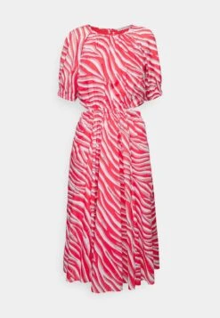 MICHAEL Michael Kors Large Zebra Midi Drs - Jurk - Geranium 12 MICHAEL Michael Kors Large Zebra Midi Drs - Jurk - Geranium -MICHAEL Michael Kors 342e9c75b8394efc8282c323b0e2f83a