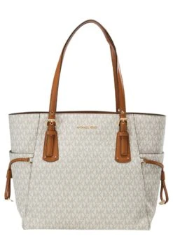 MICHAEL Michael Kors Voyager Signature Tote - Handtas - Vanilla -MICHAEL Michael Kors 3448f73319d04a0ebc18af2aa3ce76f4