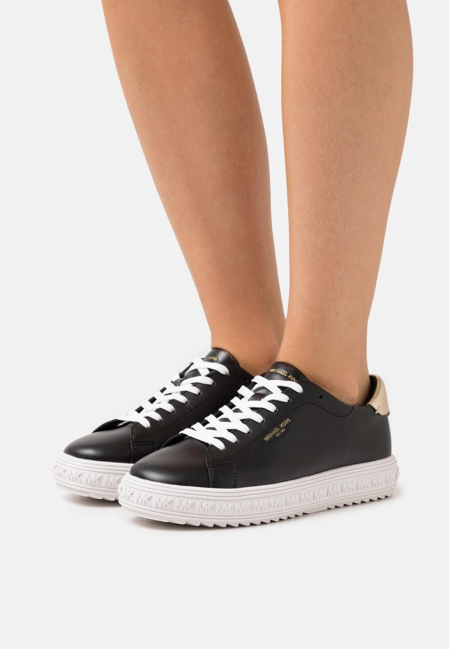 MICHAEL Michael Kors Grove Lace Up - Sneakers Laag - Black 3 MICHAEL Michael Kors Grove Lace Up - Sneakers Laag - Black