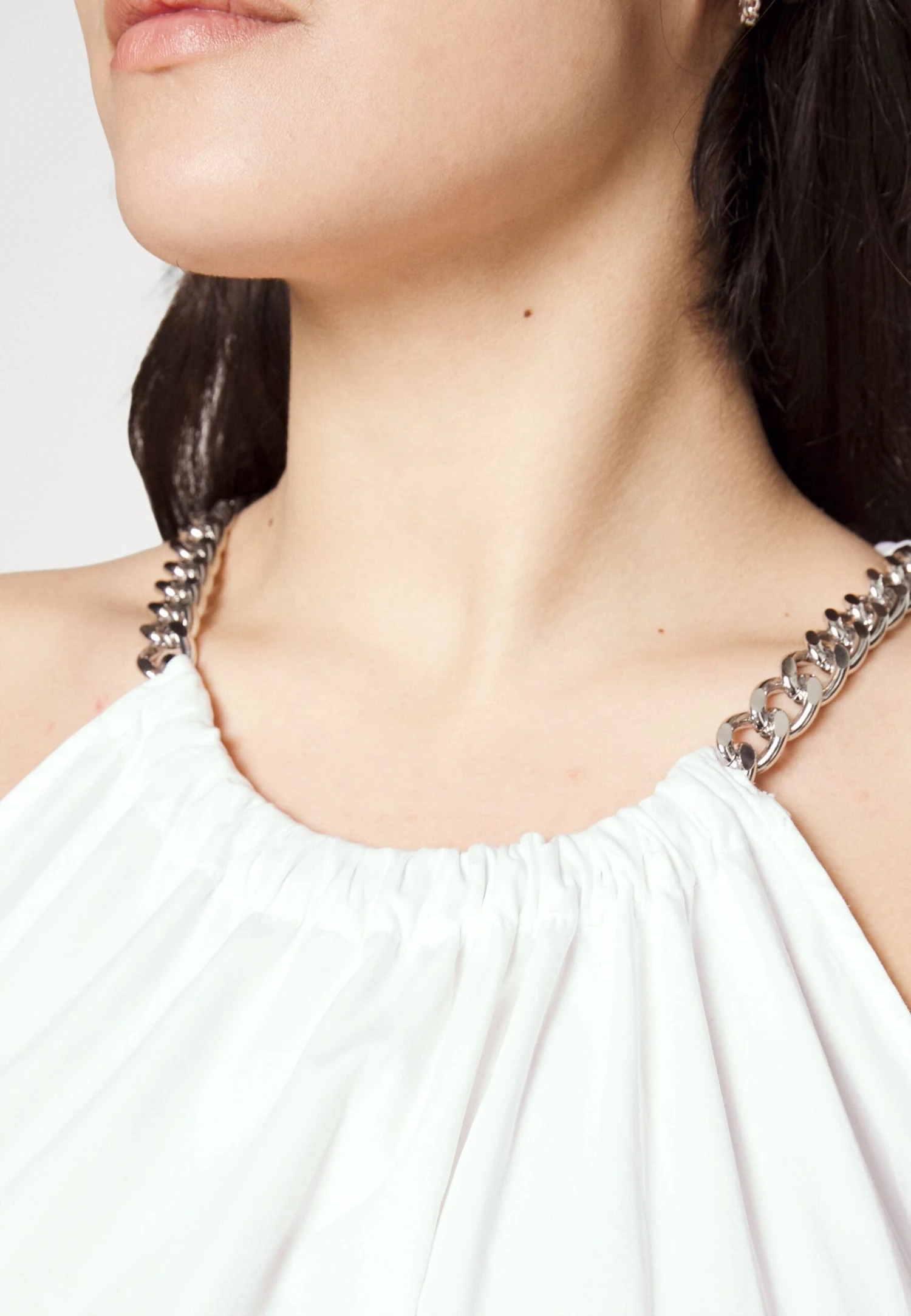 MICHAEL Michael Kors Chain Halter- Cocktailjurk - White 8 MICHAEL Michael Kors Chain Halter- Cocktailjurk - White - Afbeelding 6