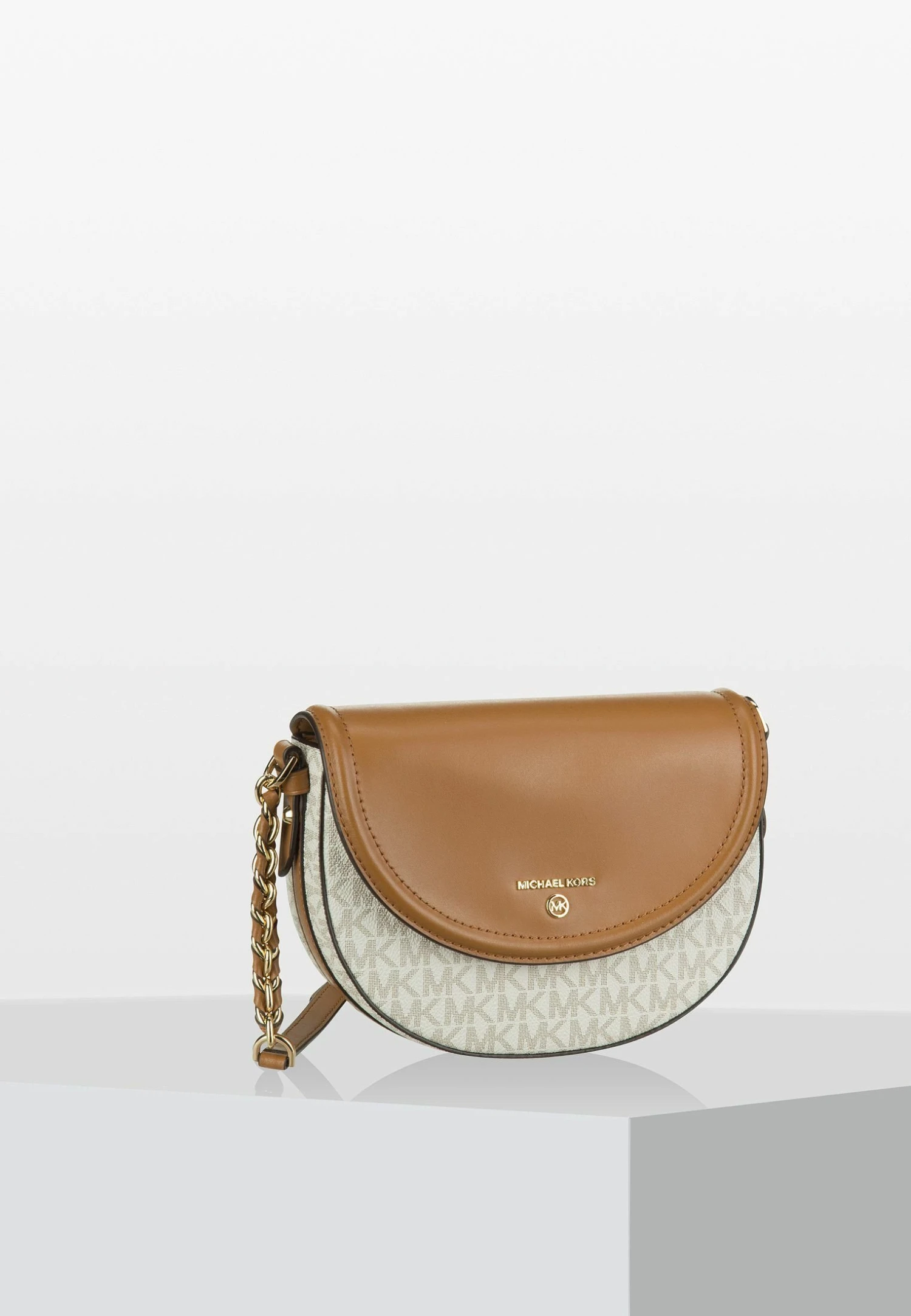 MICHAEL Michael Kors Jet Set Dome - Schoudertas - Vanilla/Acorn 3 MICHAEL Michael Kors Jet Set Dome - Schoudertas - Vanilla/Acorn