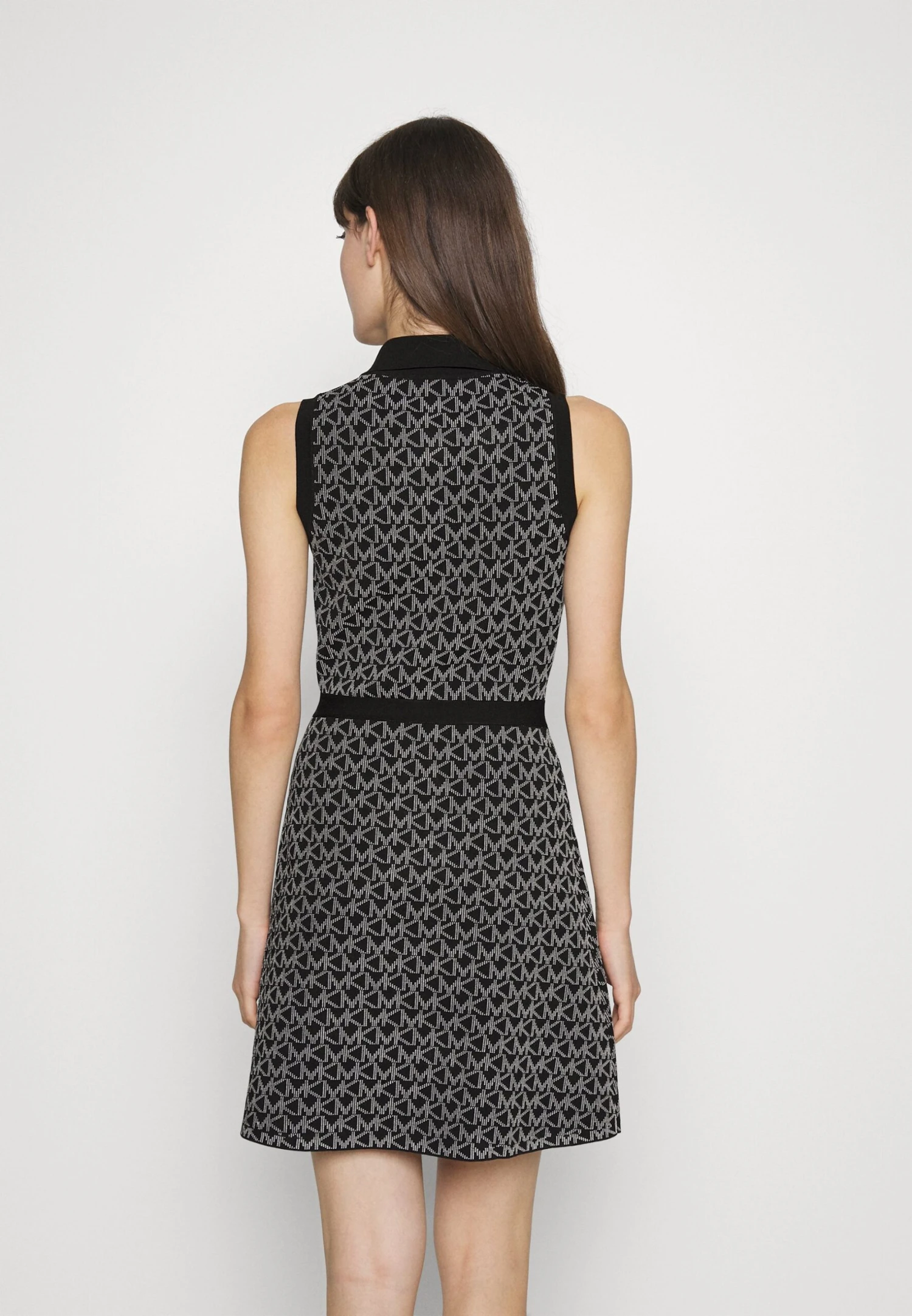 MICHAEL Michael Kors Dot Zip - Gebreide Jurk - Black/White 5 MICHAEL Michael Kors Dot Zip - Gebreide Jurk - Black/White - Afbeelding 3