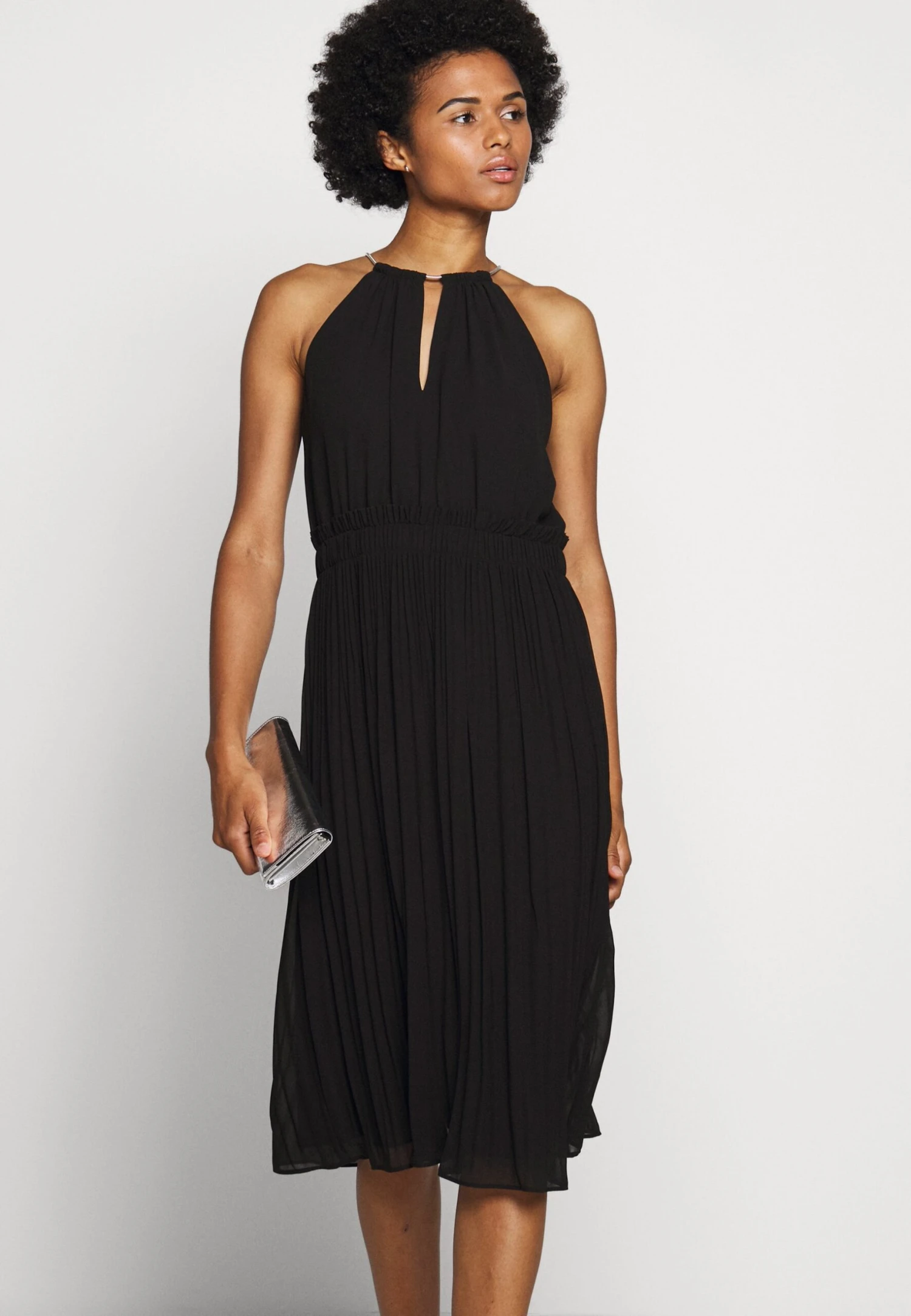 MICHAEL Michael Kors Chain Neck Midi Dress - Cocktailjurk - Black 7 MICHAEL Michael Kors Chain Neck Midi Dress - Cocktailjurk - Black - Afbeelding 5