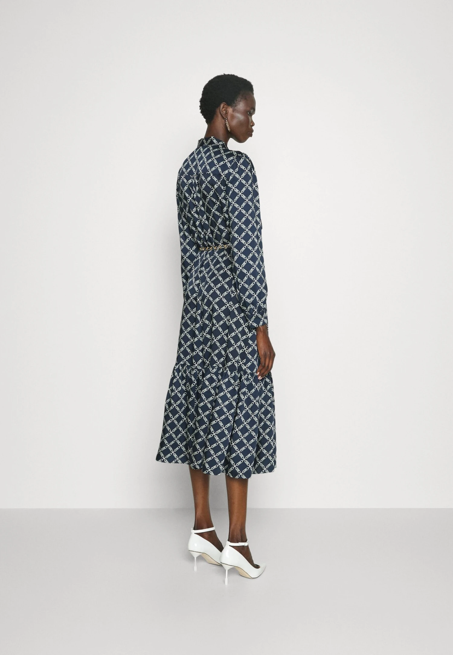 MICHAEL Michael Kors Gphc Empire Bow - Etui-Jurk - Midnightblue 5 MICHAEL Michael Kors Gphc Empire Bow - Etui-Jurk - Midnightblue - Afbeelding 3