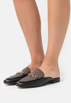 MICHAEL Michael Kors Tiffanie Flat Mule - Muiltjes - Black/Brown