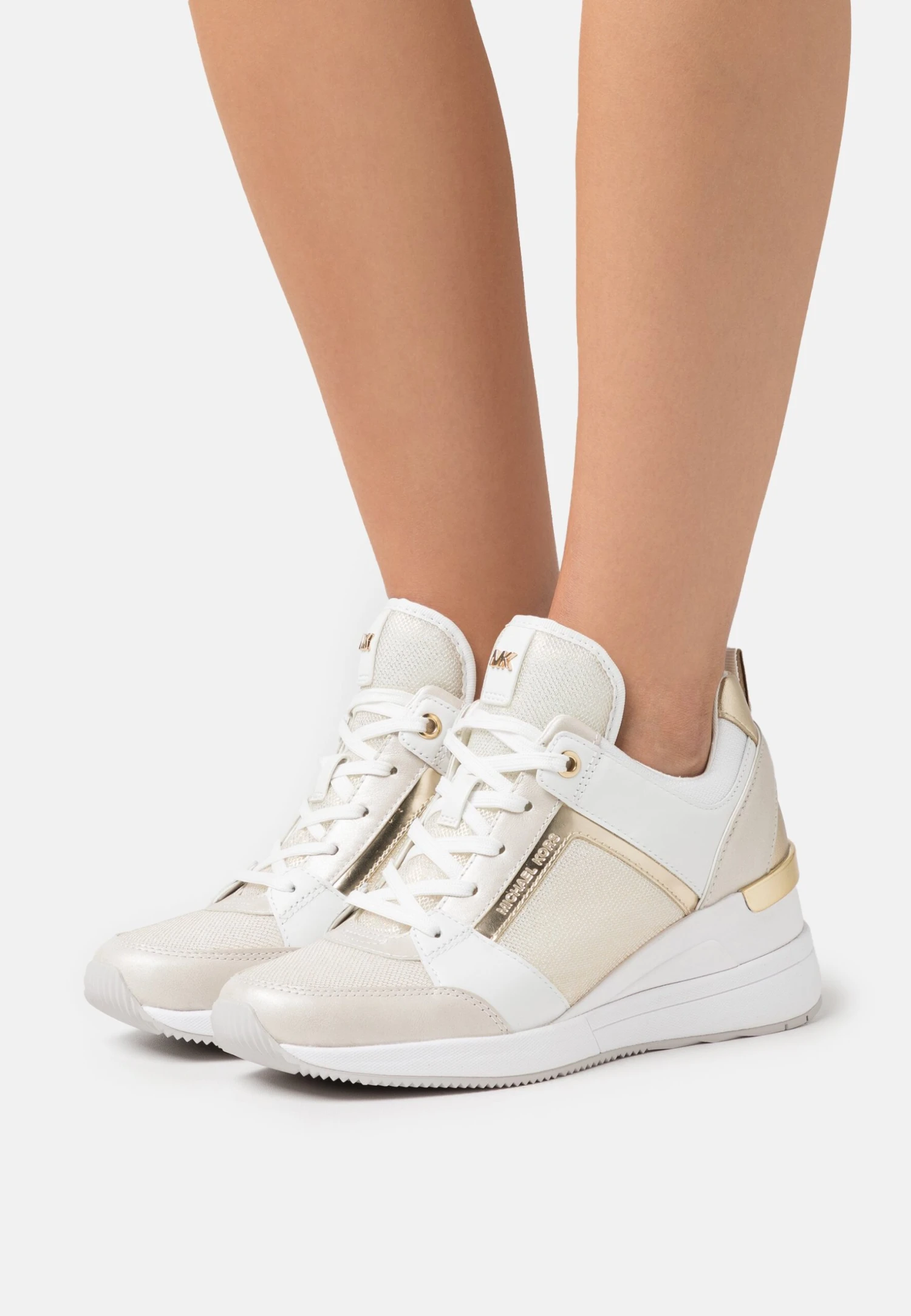 MICHAEL Michael Kors Georgie Trainer - Sneakers Laag - White 3 MICHAEL Michael Kors Georgie Trainer - Sneakers Laag - White
