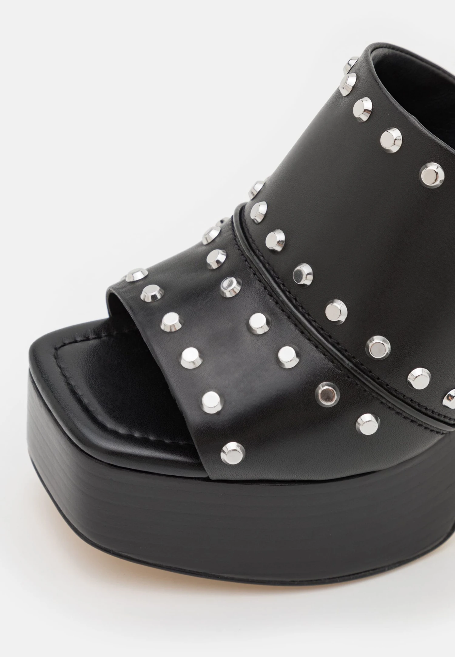 MICHAEL Michael Kors Jagger Platform Mule - Muiltjes Met Hak - Black 9 MICHAEL Michael Kors Jagger Platform Mule - Muiltjes Met Hak - Black - Afbeelding 7