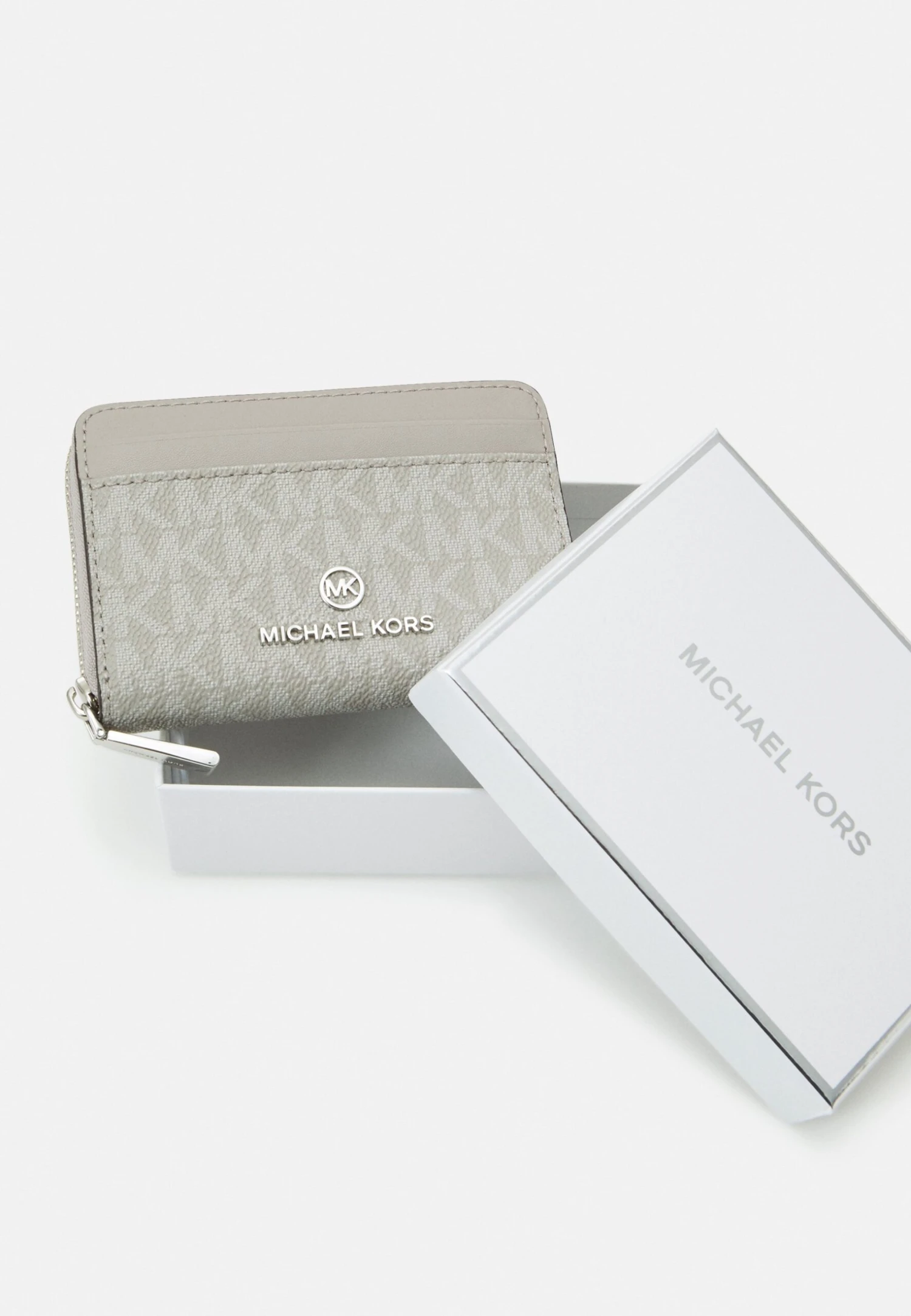 MICHAEL Michael Kors Jet Set Charm Coin Card Case - Portemonnee - Pearl Grey 6 MICHAEL Michael Kors Jet Set Charm Coin Card Case - Portemonnee - Pearl Grey - Afbeelding 4