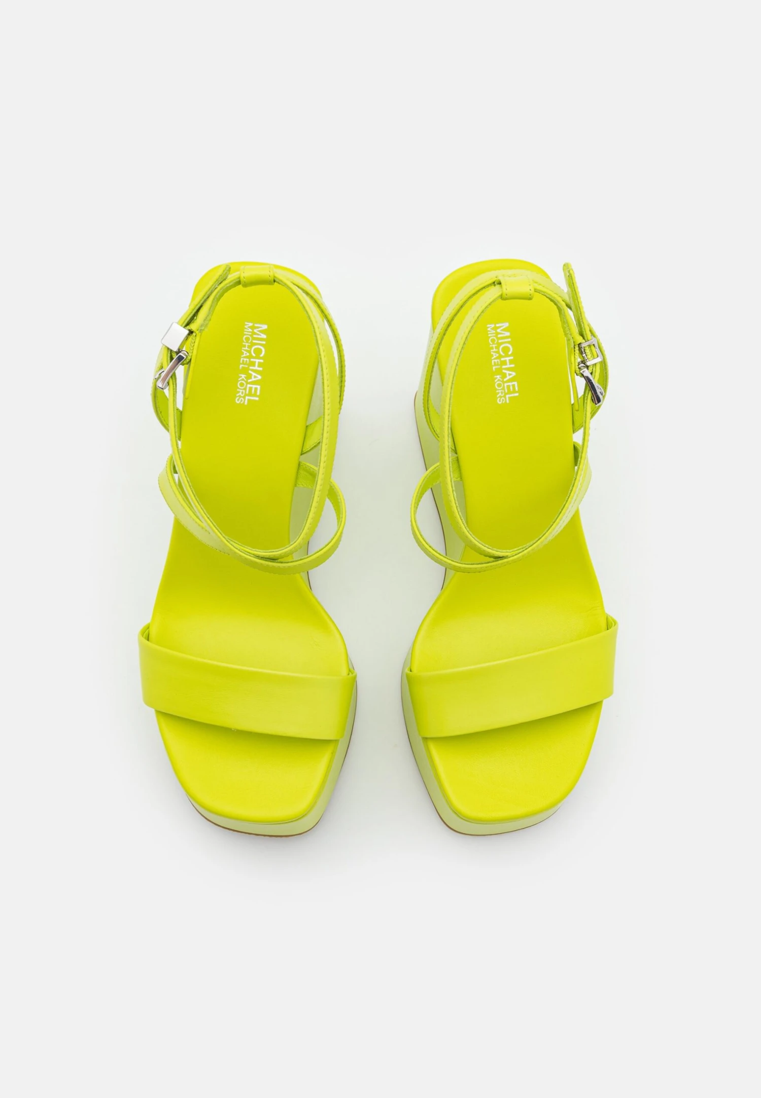 MICHAEL Michael Kors Paola Wedge - Sandalen Met Plateauzool - Limeade 7 MICHAEL Michael Kors Paola Wedge - Sandalen Met Plateauzool - Limeade - Afbeelding 5