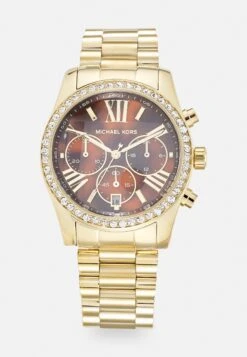Michael Kors Lexington - Chronograaf - Gold-Coloured