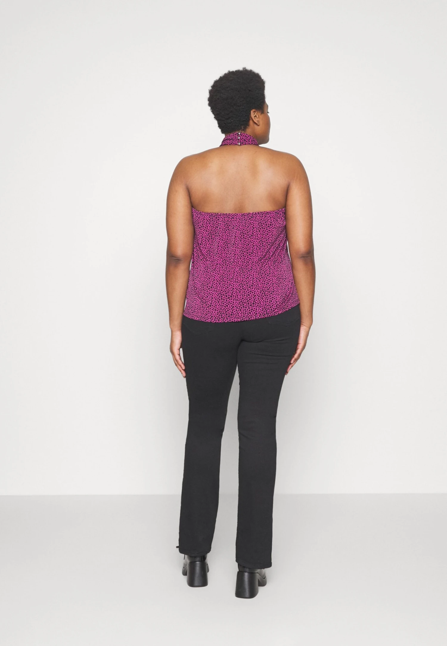 MICHAEL Michael Kors Micro Giraf Tank - Top - Cerise 5 MICHAEL Michael Kors Micro Giraf Tank - Top - Cerise - Afbeelding 3