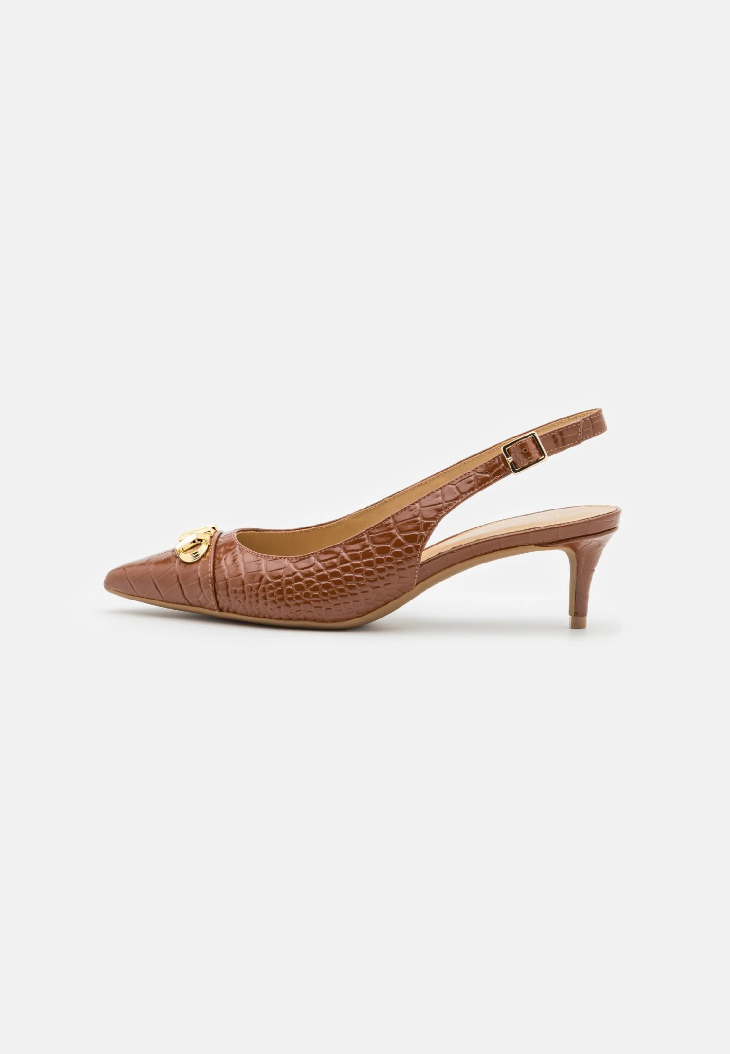 MICHAEL Michael Kors Parker Flex Kitten Sling - Klassieke Pumps - Chestnut 4 MICHAEL Michael Kors Parker Flex Kitten Sling - Klassieke Pumps - Chestnut - Afbeelding 2