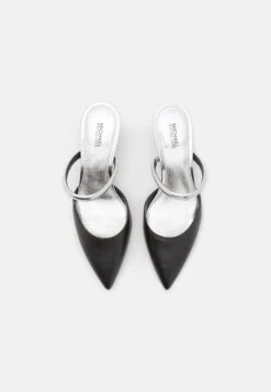 MICHAEL Michael Kors Jessa Mule Kitten - Muiltjes Met Hak - Black/Silver 13 MICHAEL Michael Kors Jessa Mule Kitten - Muiltjes Met Hak - Black/Silver -MICHAEL Michael Kors 4b0535dbcb8d488cadc098f6b6662d6e