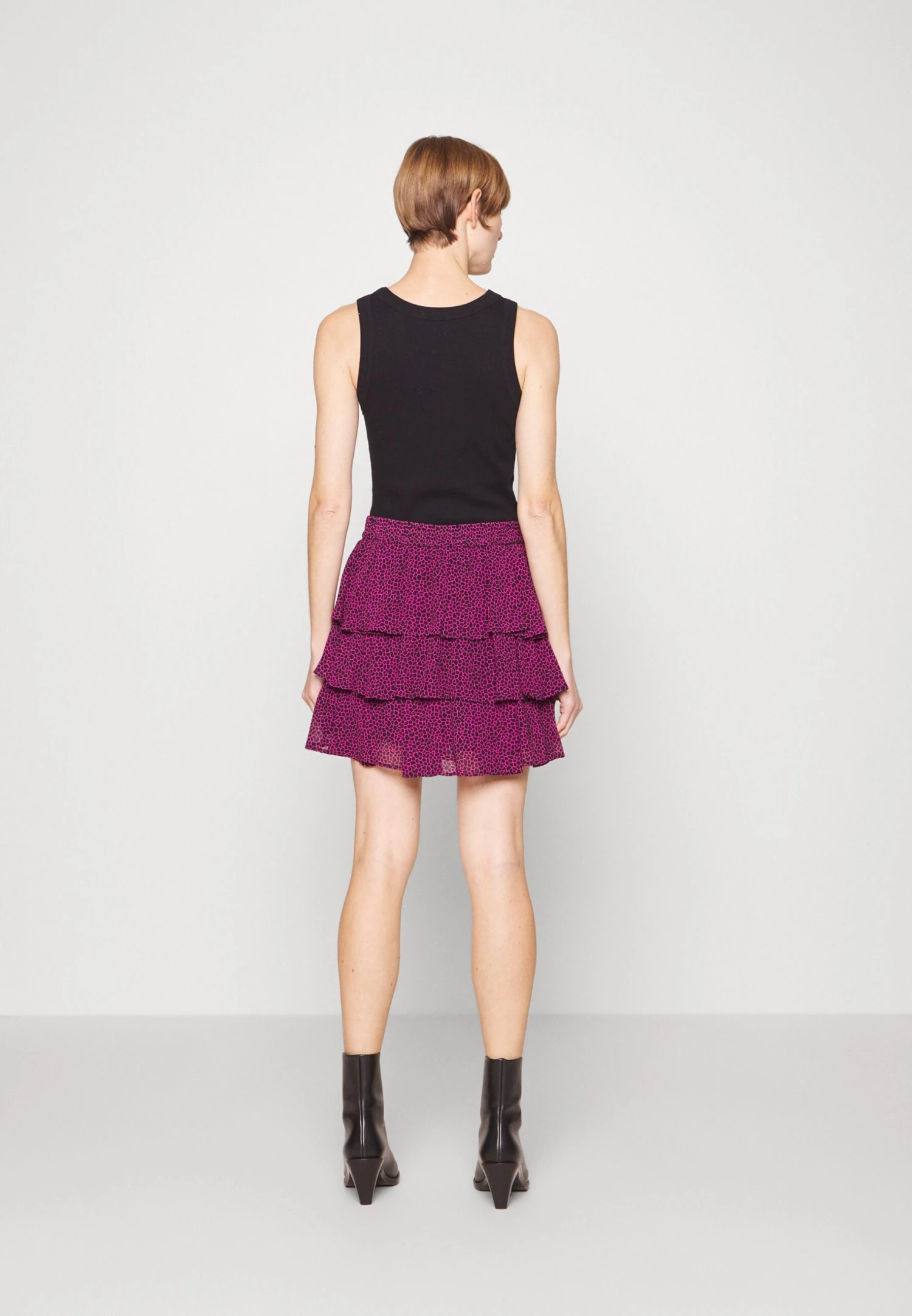 MICHAEL Michael Kors Micro Giraffe Skirt - Minirok - Black 5 MICHAEL Michael Kors Micro Giraffe Skirt - Minirok - Black - Afbeelding 3