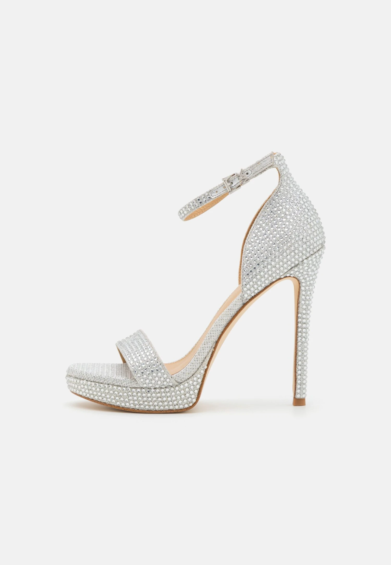 MICHAEL Michael Kors Jordyn Platfrom- Sandalen Met Plateauzool - Silver 4 MICHAEL Michael Kors Jordyn Platfrom- Sandalen Met Plateauzool - Silver - Afbeelding 2