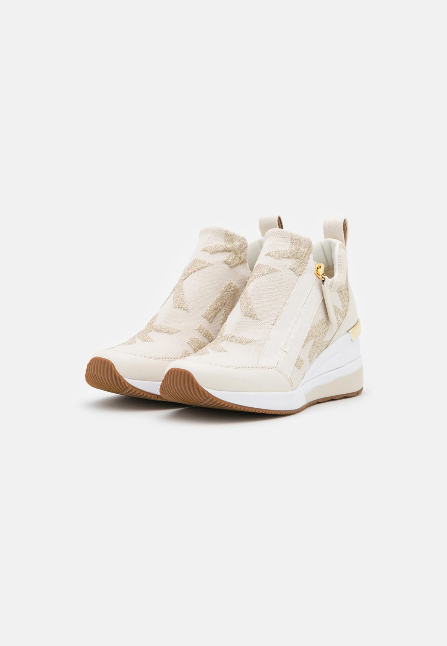 MICHAEL Michael Kors Willis Wedge Trainer - Sneakers Laag - Pale Gold 5 MICHAEL Michael Kors Willis Wedge Trainer - Sneakers Laag - Pale Gold - Afbeelding 3