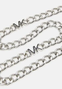 MICHAEL Michael Kors Chain Belt With Enamel - Tailleriem - Silver-Coloured/Black -MICHAEL Michael Kors 4da4cb513b584a1e8ca1f5d793b55313