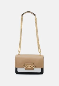 MICHAEL Michael Kors Heather Xbody - Handtas - Black/Camel