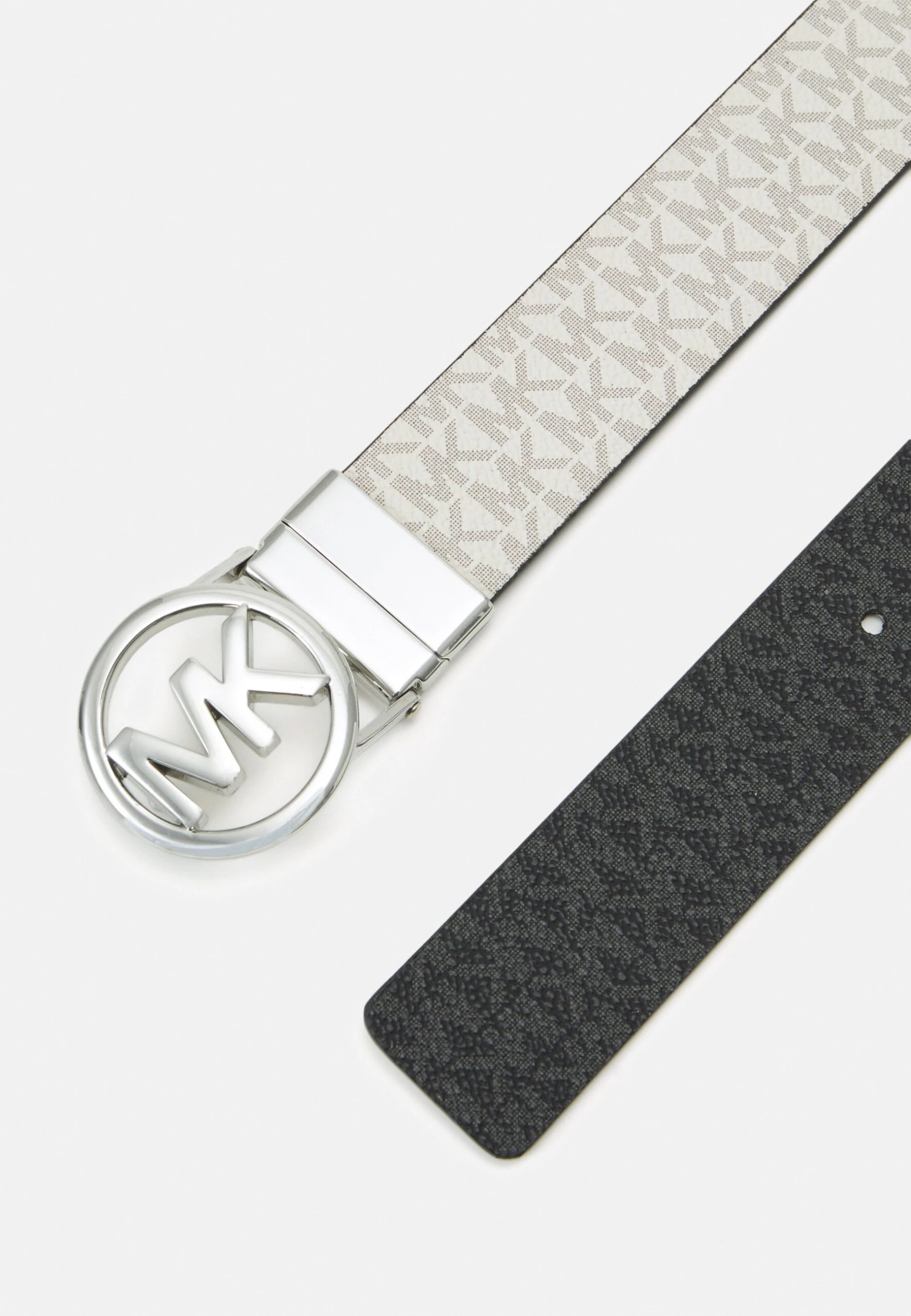 MICHAEL Michael Kors Logo Belt - Riem - Vanilla/Black/Silver-Coloured 5 MICHAEL Michael Kors Logo Belt - Riem - Vanilla/Black/Silver-Coloured - Afbeelding 3