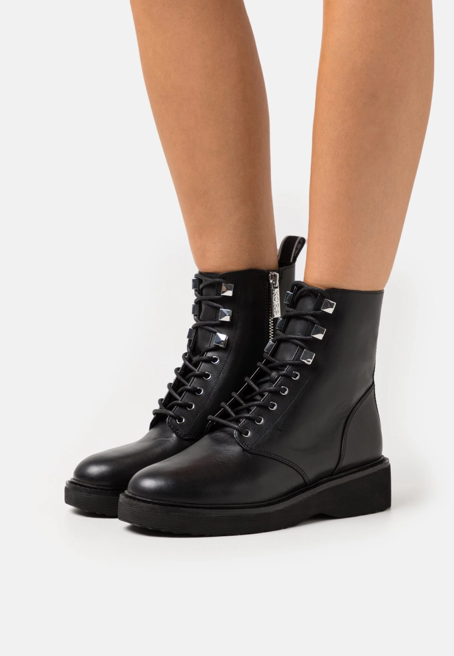 MICHAEL Michael Kors Haskell Bootie - Veterboots - Black 3 MICHAEL Michael Kors Haskell Bootie - Veterboots - Black