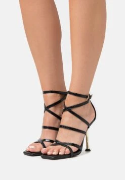 MICHAEL Michael Kors Imani Strappy - Sandalen Met Hoge Hak - Black