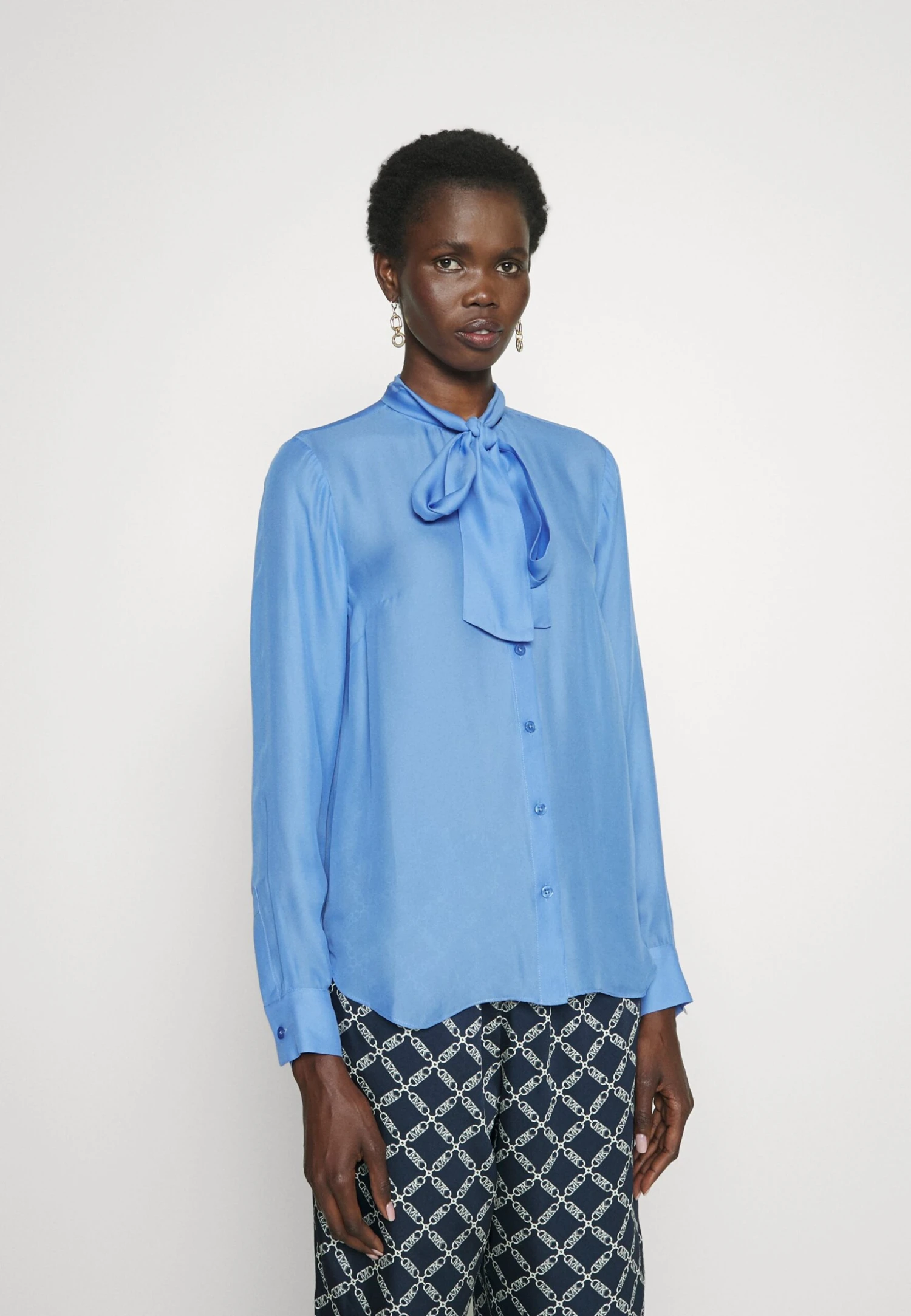 MICHAEL Michael Kors Bow Blouse - Overhemdblouse - Crew Blue 3 MICHAEL Michael Kors Bow Blouse - Overhemdblouse - Crew Blue