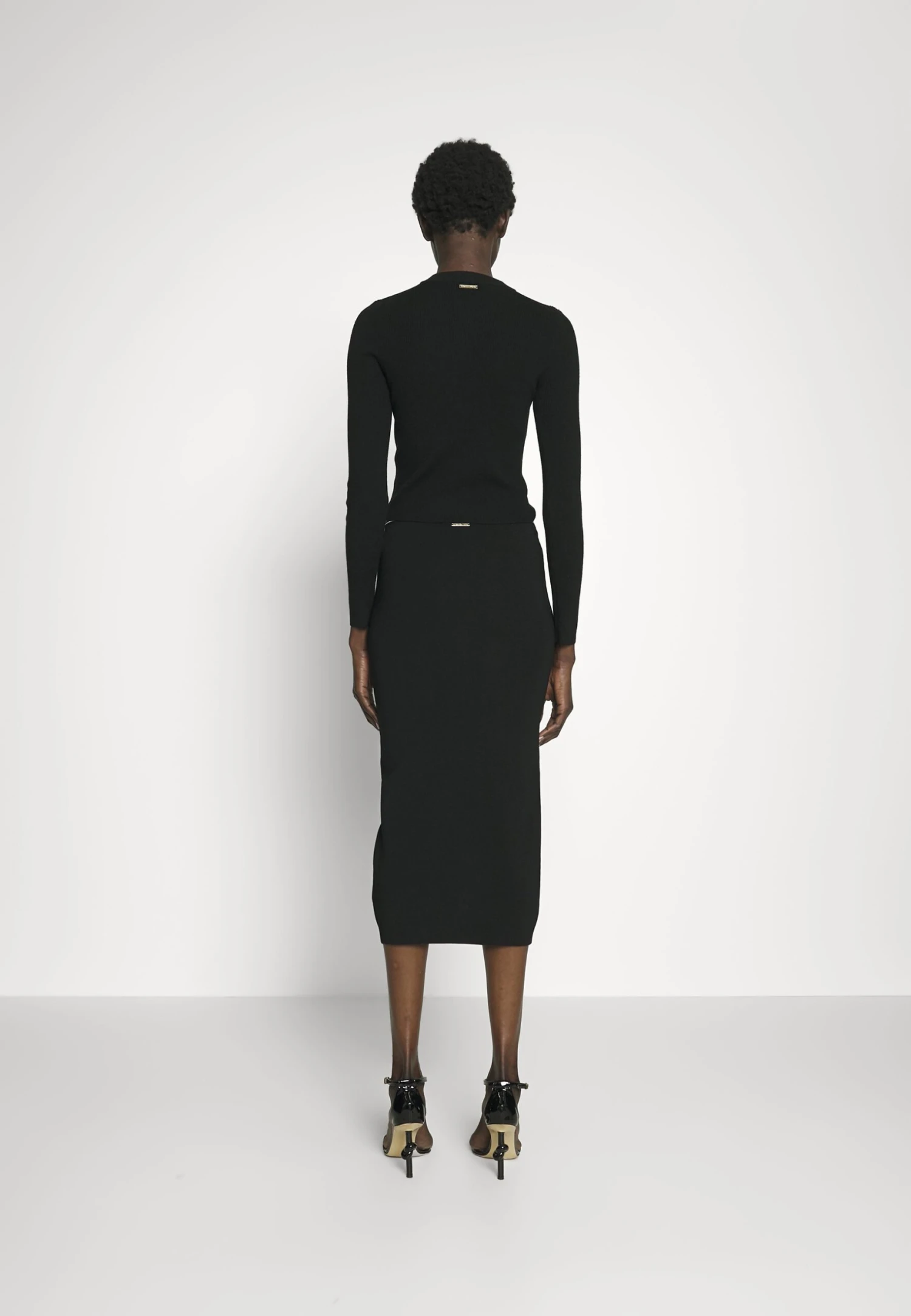 MICHAEL Michael Kors Tape Midi Skirt - Kokerrok - Black 5 MICHAEL Michael Kors Tape Midi Skirt - Kokerrok - Black - Afbeelding 3