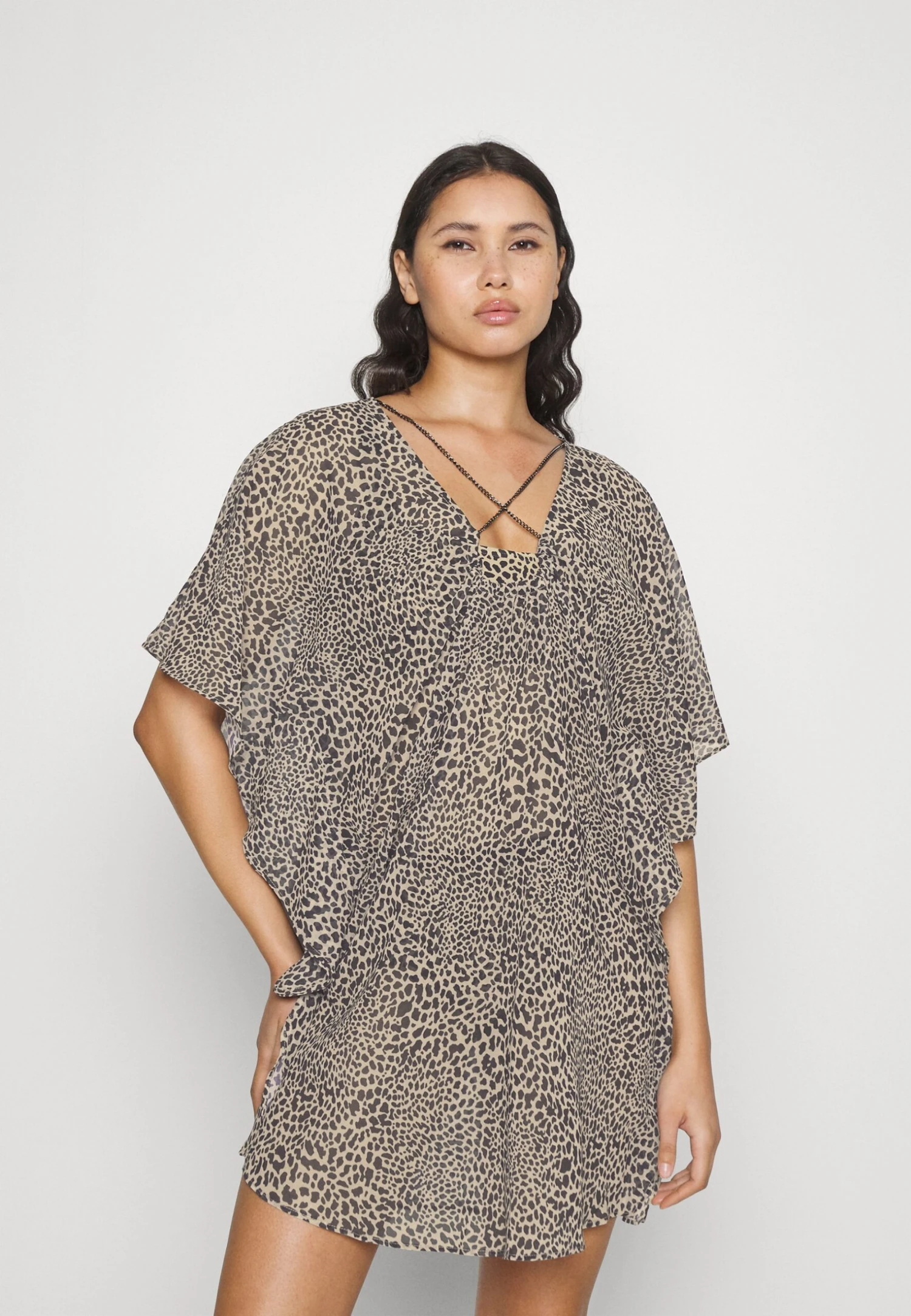 MICHAEL Michael Kors Abstract Caftan Cover Up - Strandaccessoire - Khaki 3 MICHAEL Michael Kors Abstract Caftan Cover Up - Strandaccessoire - Khaki