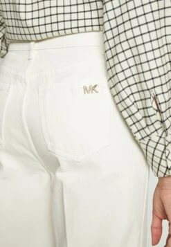 MICHAEL Michael Kors Crop- Straight Leg Jeans - Bone -MICHAEL Michael Kors 5719adf8c4804a21b07296ba0c0d0534