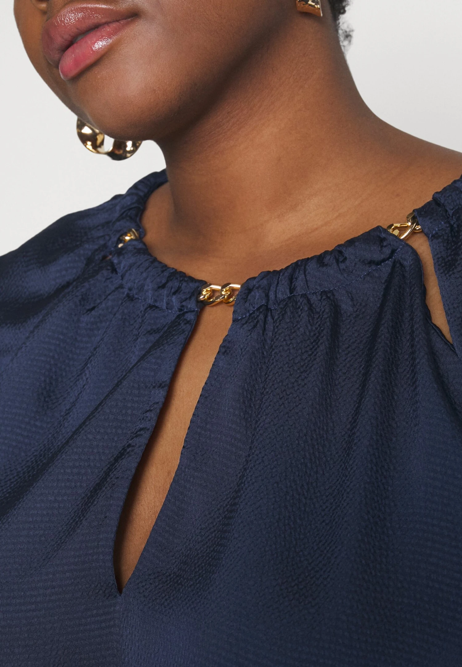 MICHAEL Michael Kors Chain Top - Blouse - Midnightblue 8 MICHAEL Michael Kors Chain Top - Blouse - Midnightblue - Afbeelding 6