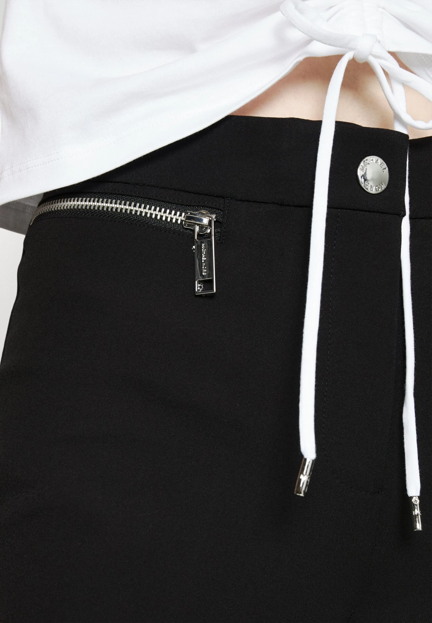 MICHAEL Michael Kors Zip Pant - Broek - Black 7 MICHAEL Michael Kors Zip Pant - Broek - Black - Afbeelding 5