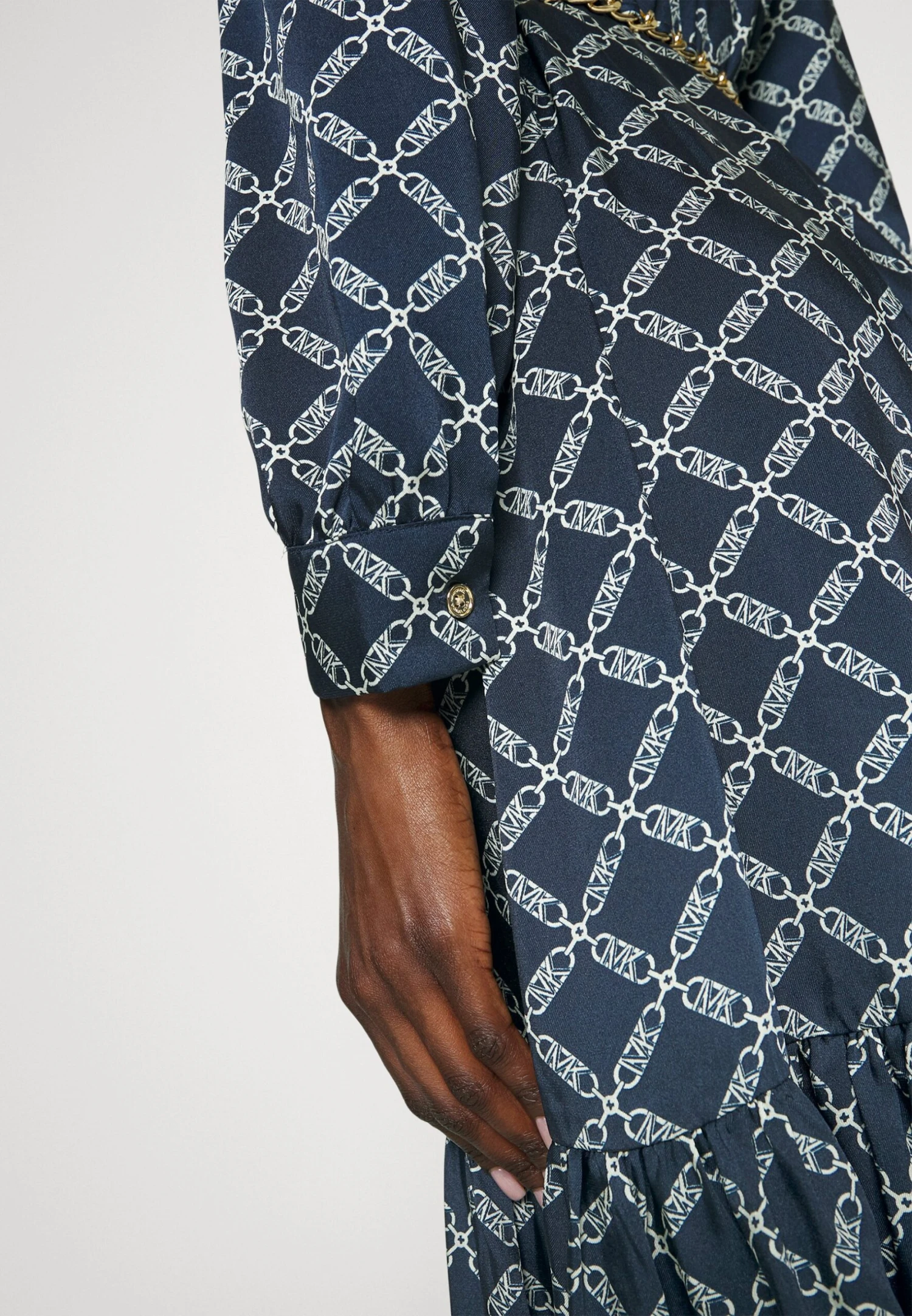 MICHAEL Michael Kors Gphc Empire Bow - Etui-Jurk - Midnightblue 8 MICHAEL Michael Kors Gphc Empire Bow - Etui-Jurk - Midnightblue - Afbeelding 6