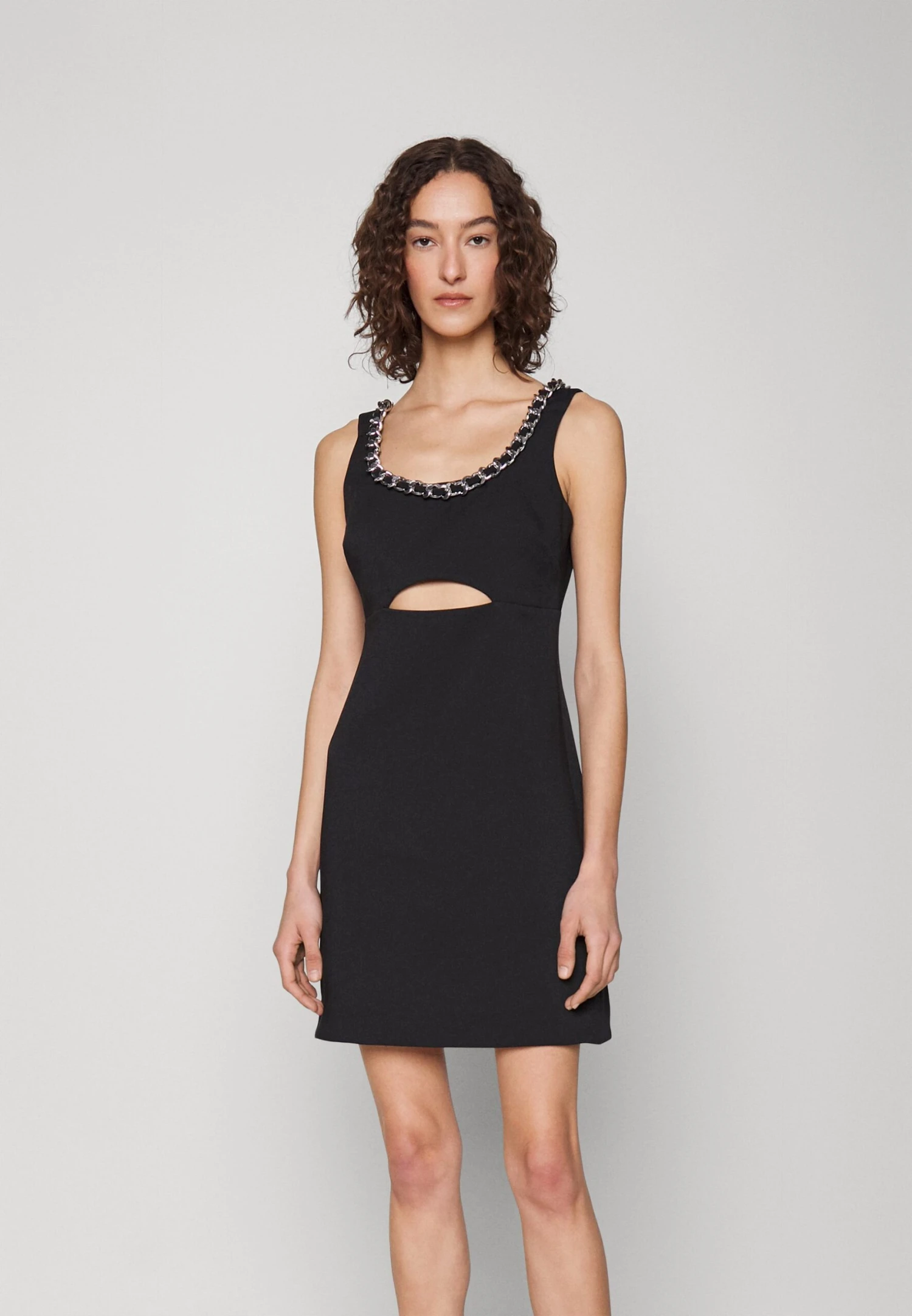 MICHAEL Michael Kors Tank Cutout Chain- Jerseyjurk - Black 3 MICHAEL Michael Kors Tank Cutout Chain- Jerseyjurk - Black