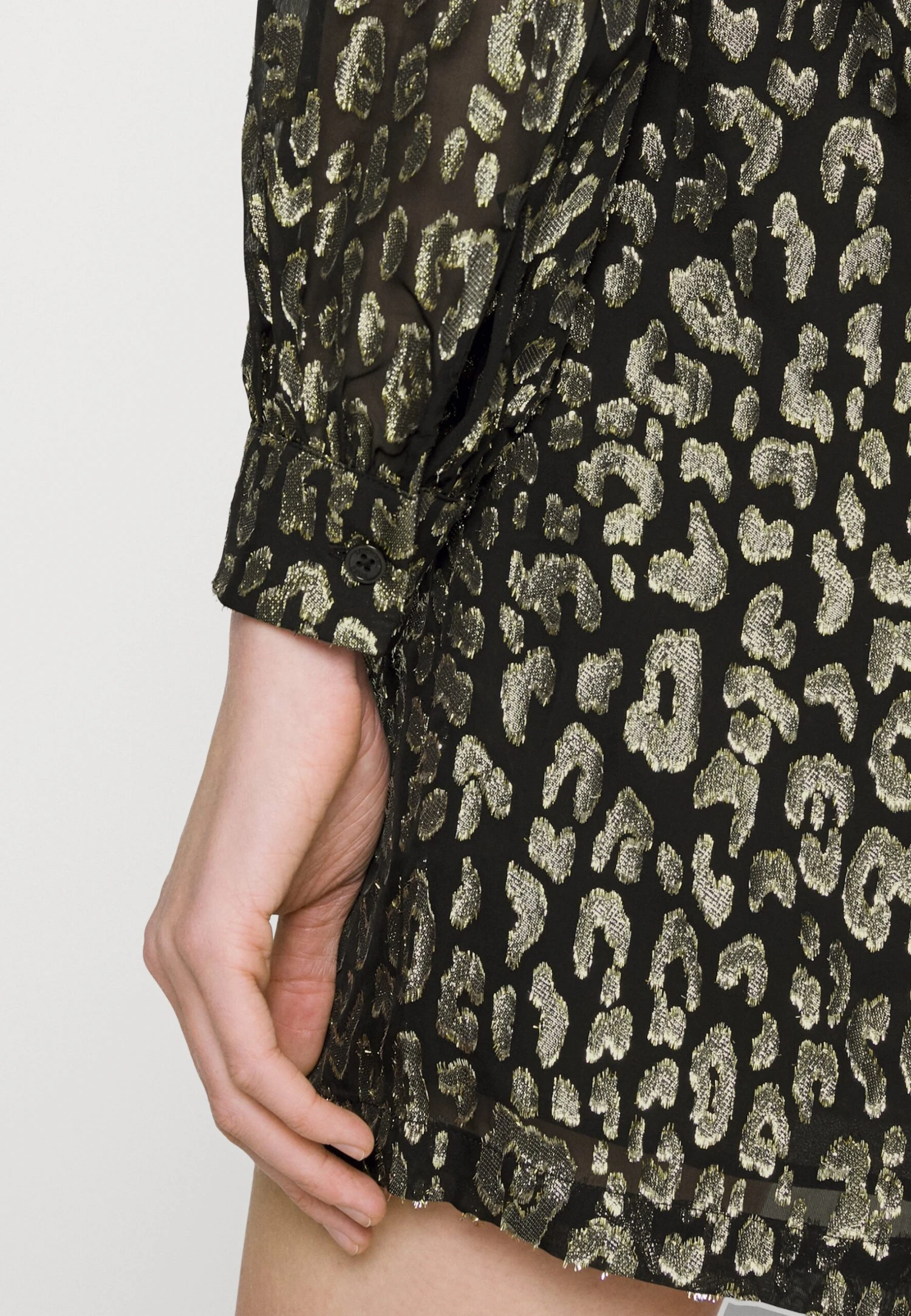 MICHAEL Michael Kors Cheetah Mini - Cocktailjurk - Black/Gold-Coloured 7 MICHAEL Michael Kors Cheetah Mini - Cocktailjurk - Black/Gold-Coloured - Afbeelding 5