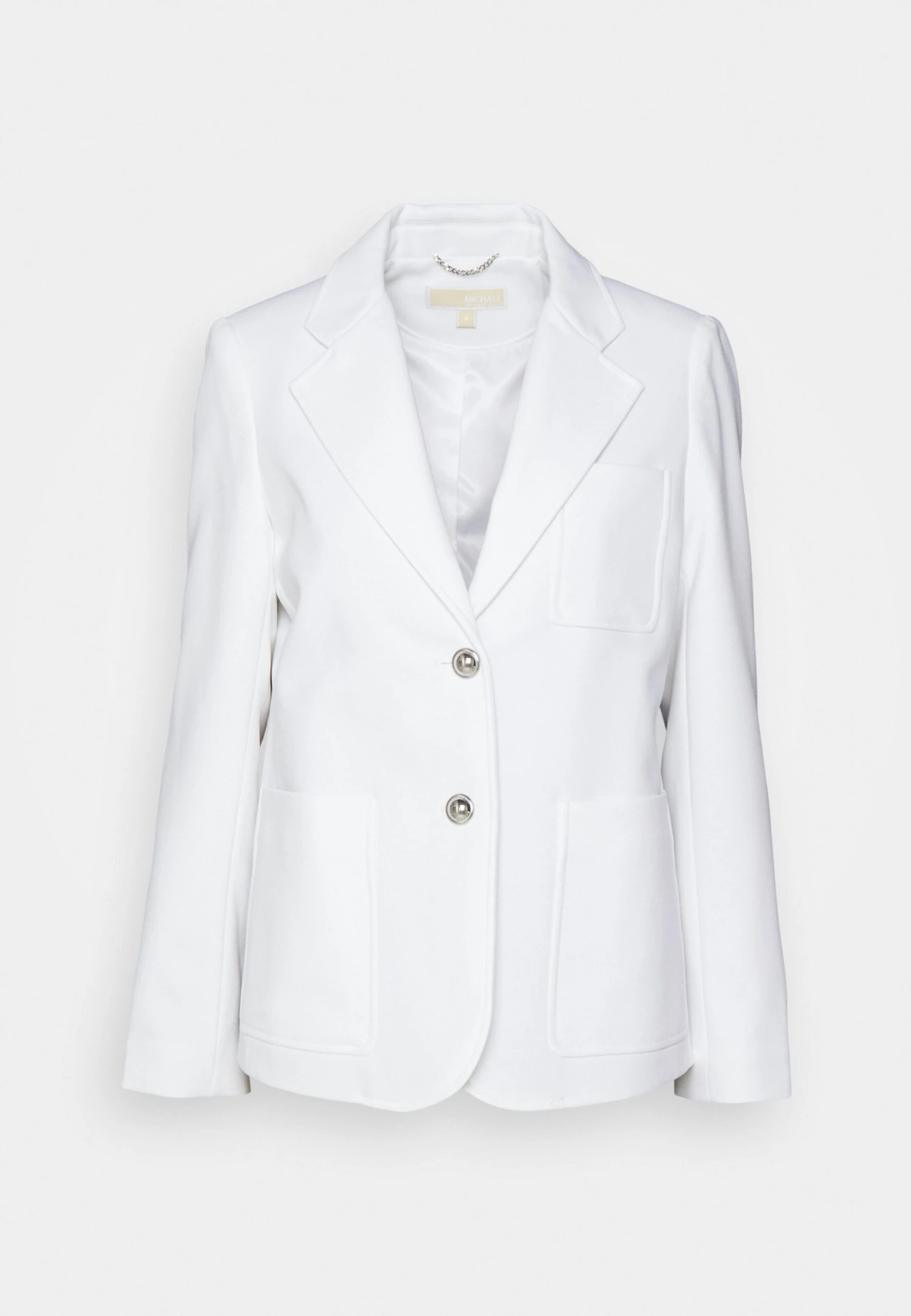 MICHAEL Michael Kors Patch Fitted Blazer - Blazer - White 7 MICHAEL Michael Kors Patch Fitted Blazer - Blazer - White - Afbeelding 5