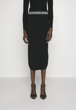 MICHAEL Michael Kors Tape Midi Skirt - Kokerrok - Black