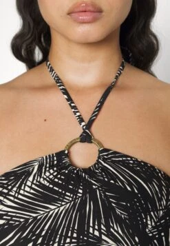 MICHAEL Michael Kors Sonoran Palm Logo Ring Halter One Piece - Badpak - Black 11 MICHAEL Michael Kors Sonoran Palm Logo Ring Halter One Piece - Badpak - Black -MICHAEL Michael Kors 60097fbf83dd4c3f8415e7c30cdd8983