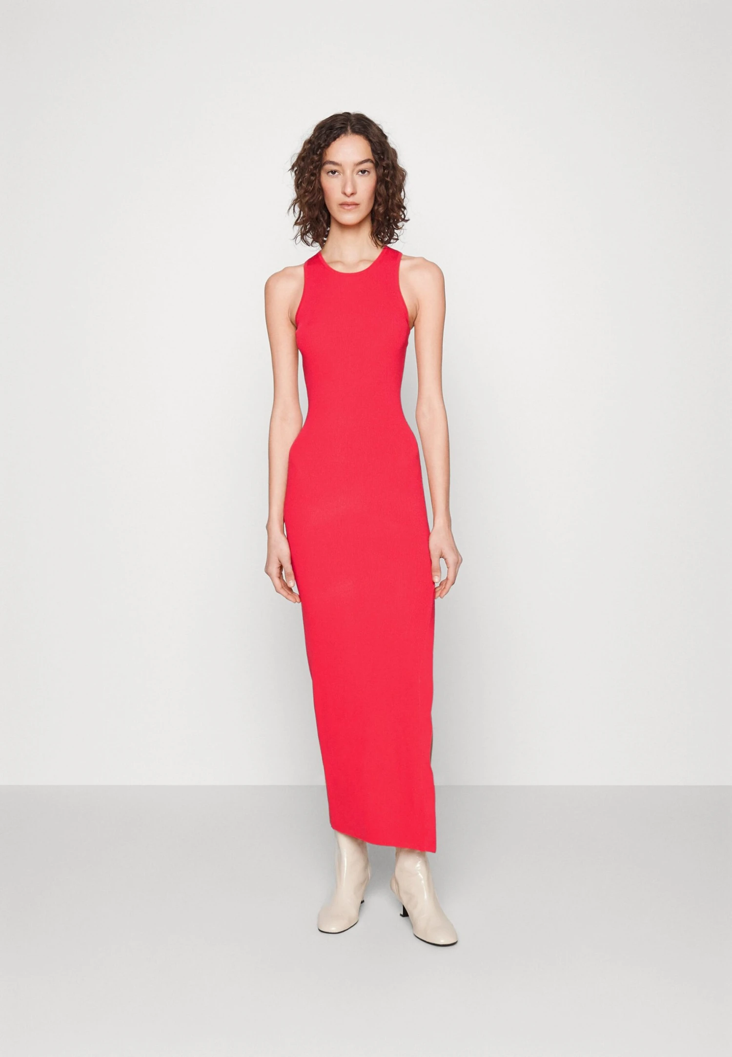 MICHAEL Michael Kors Tank Side Slit Maxi- Jurk - Geranium 3 MICHAEL Michael Kors Tank Side Slit Maxi- Jurk - Geranium
