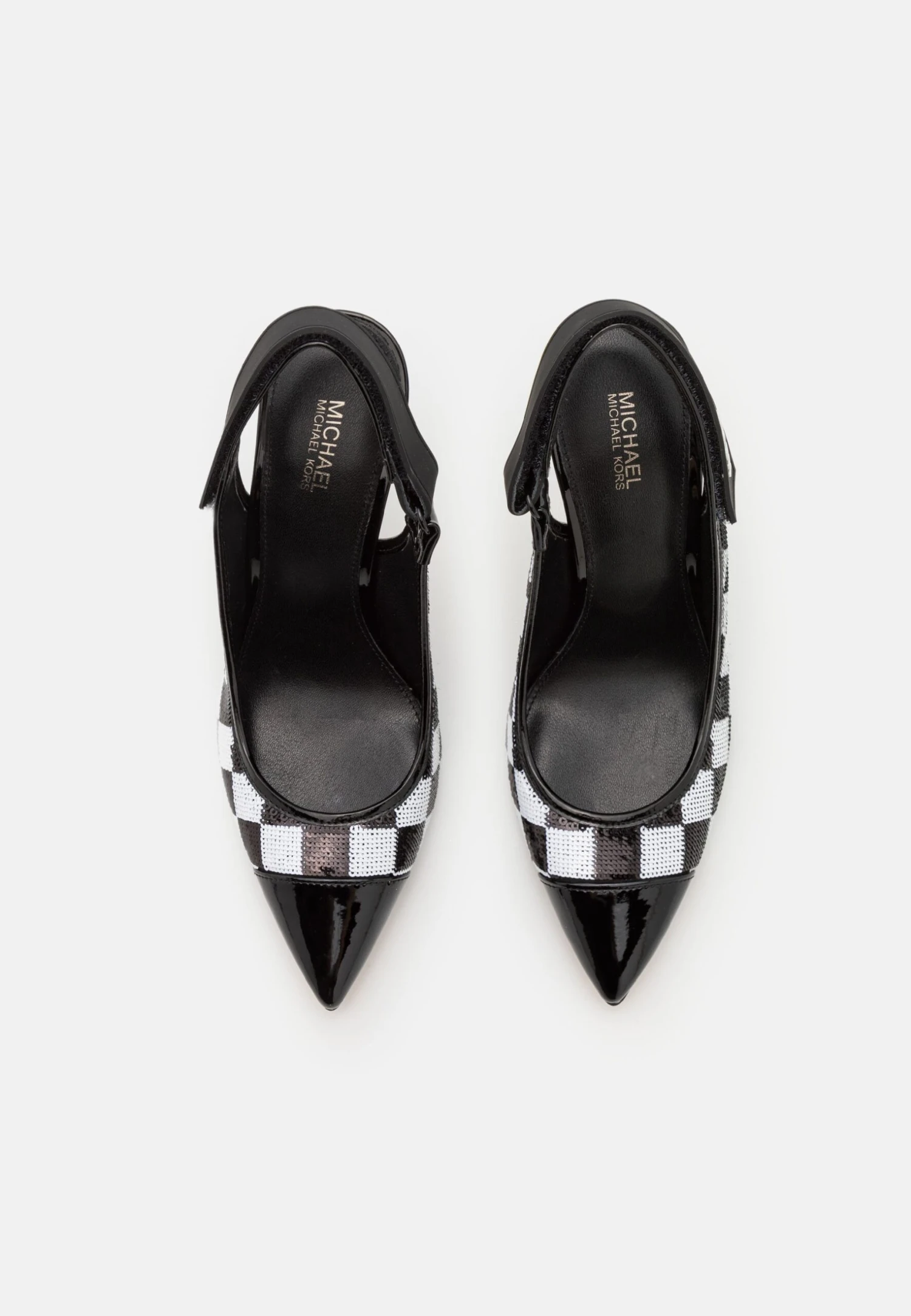 MICHAEL Michael Kors Kourtney Toe Cap Sling - Klassieke Pumps - Black/Optic White 7 MICHAEL Michael Kors Kourtney Toe Cap Sling - Klassieke Pumps - Black/Optic White - Afbeelding 5