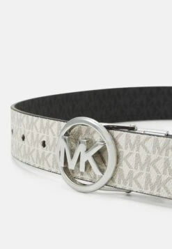 MICHAEL Michael Kors Logo Belt - Riem - Vanilla/Black/Silver-Coloured 9 MICHAEL Michael Kors Logo Belt - Riem - Vanilla/Black/Silver-Coloured -MICHAEL Michael Kors 6089ff416e234f18b3cc9a608604f155