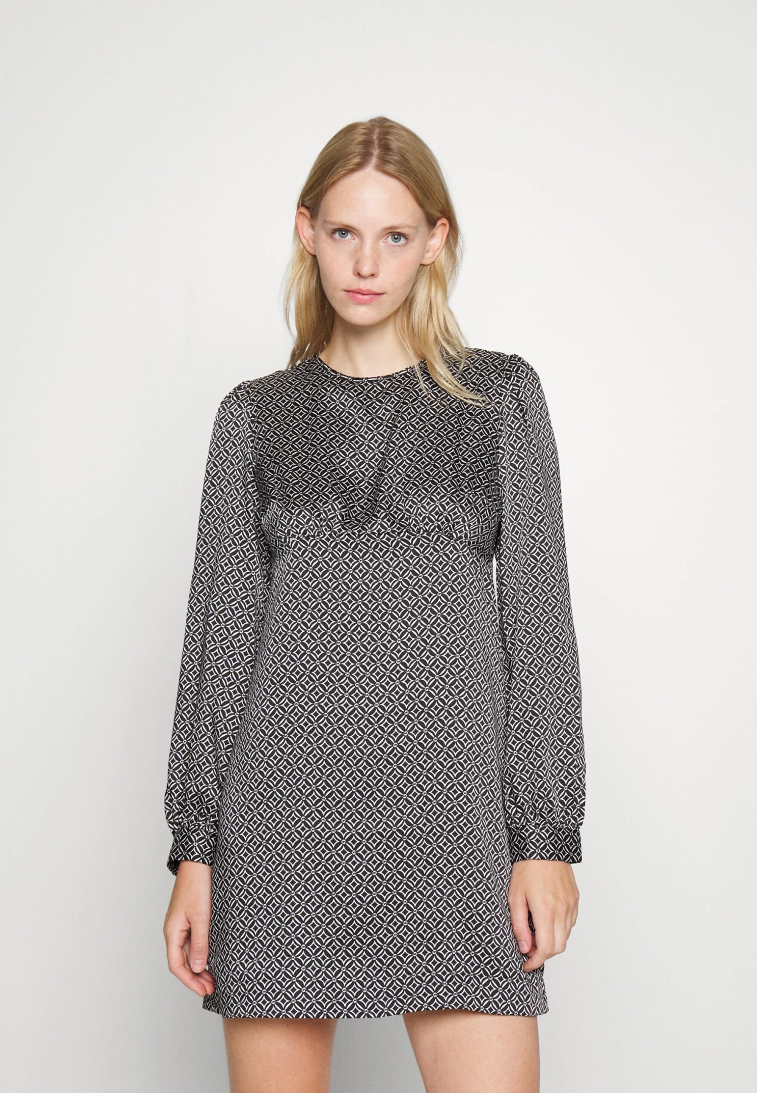 MICHAEL Michael Kors Logo Tie Mini Dress - Jurk - Bone 5 MICHAEL Michael Kors Logo Tie Mini Dress - Jurk - Bone - Afbeelding 3