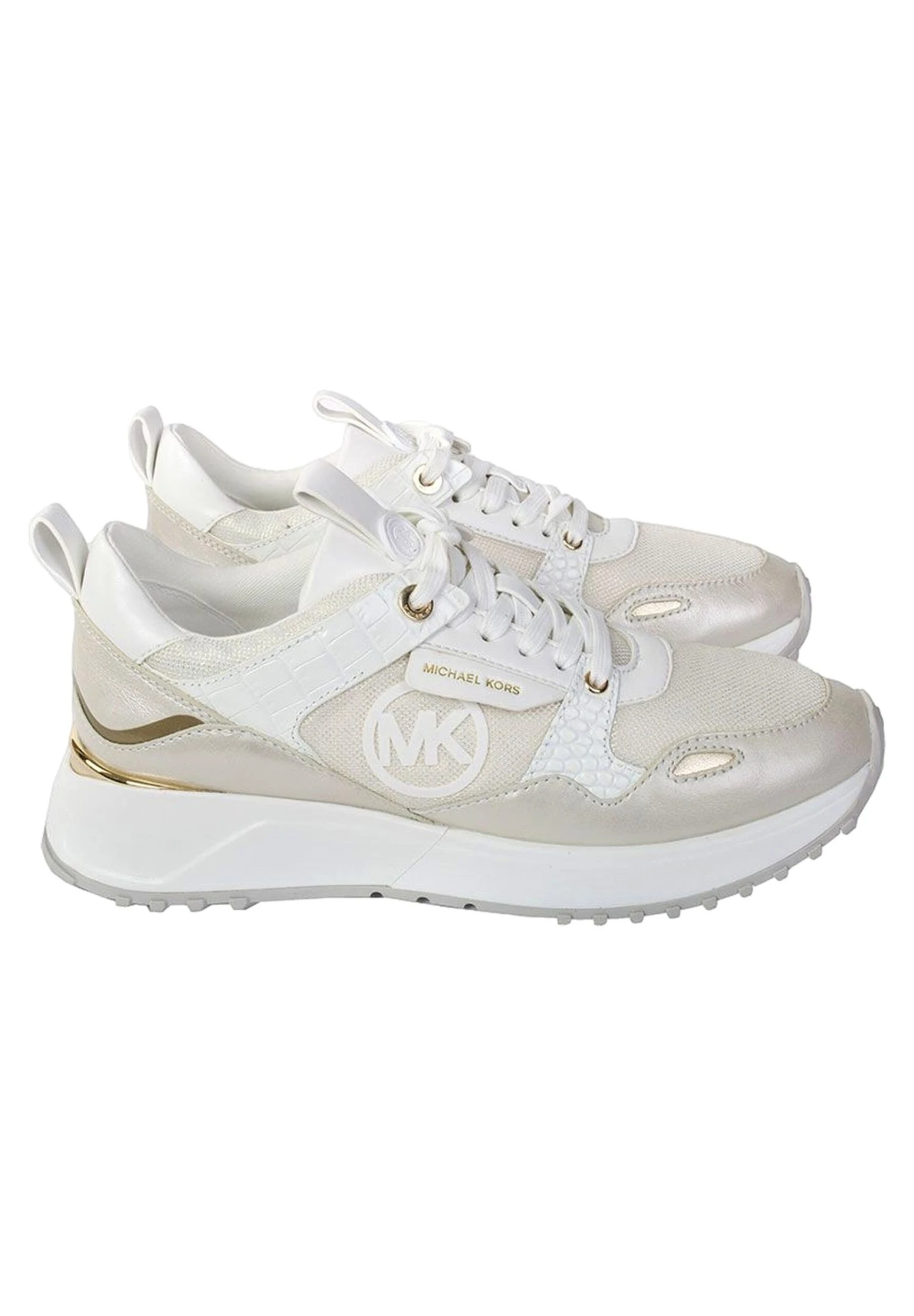 Michael Kors Theo - Sneakers Laag - Beige 6 Michael Kors Theo - Sneakers Laag - Beige - Afbeelding 4