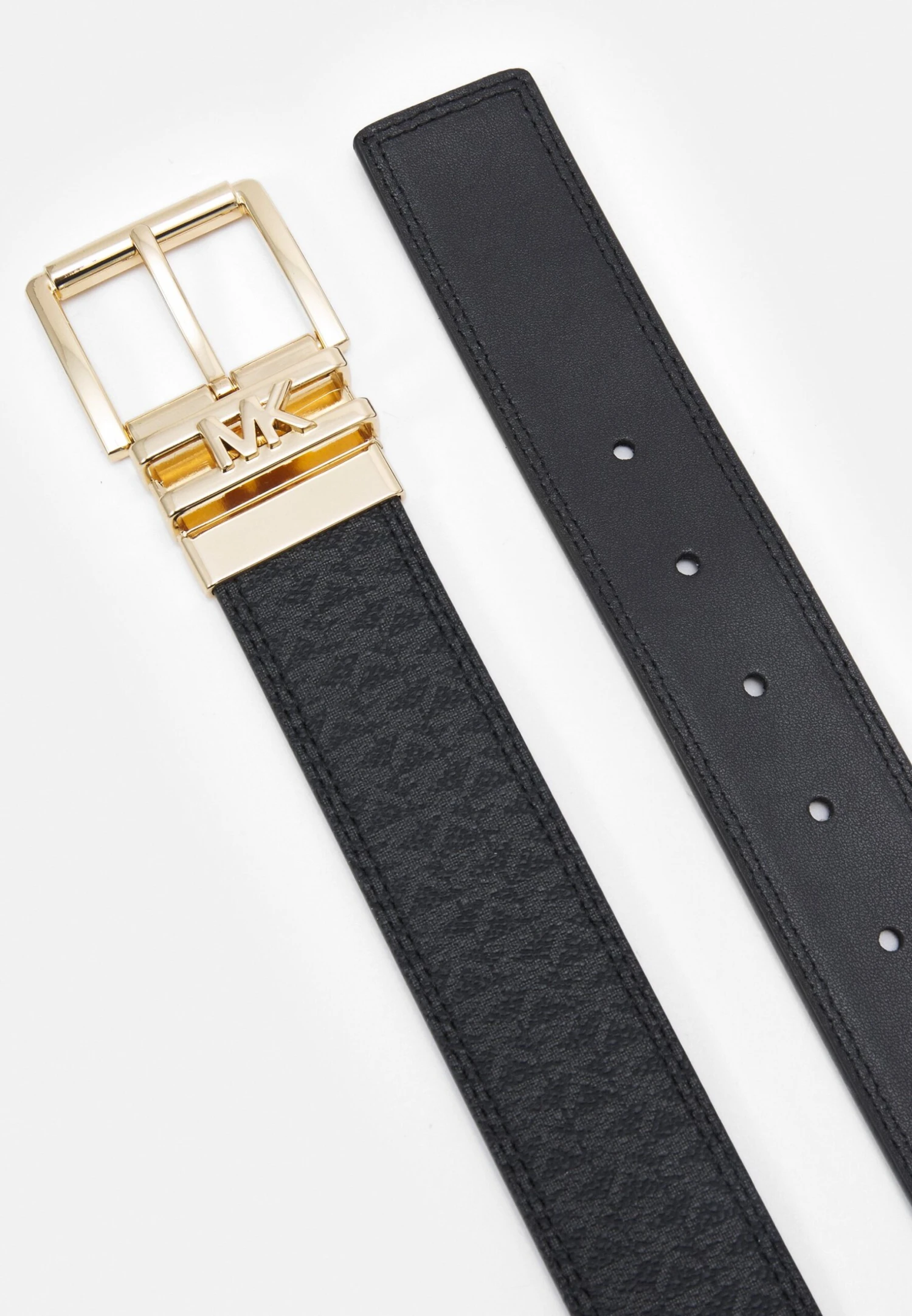 MICHAEL Michael Kors Logo Reversible Belt - Riem - Black/Silver 5 MICHAEL Michael Kors Logo Reversible Belt - Riem - Black/Silver - Afbeelding 3