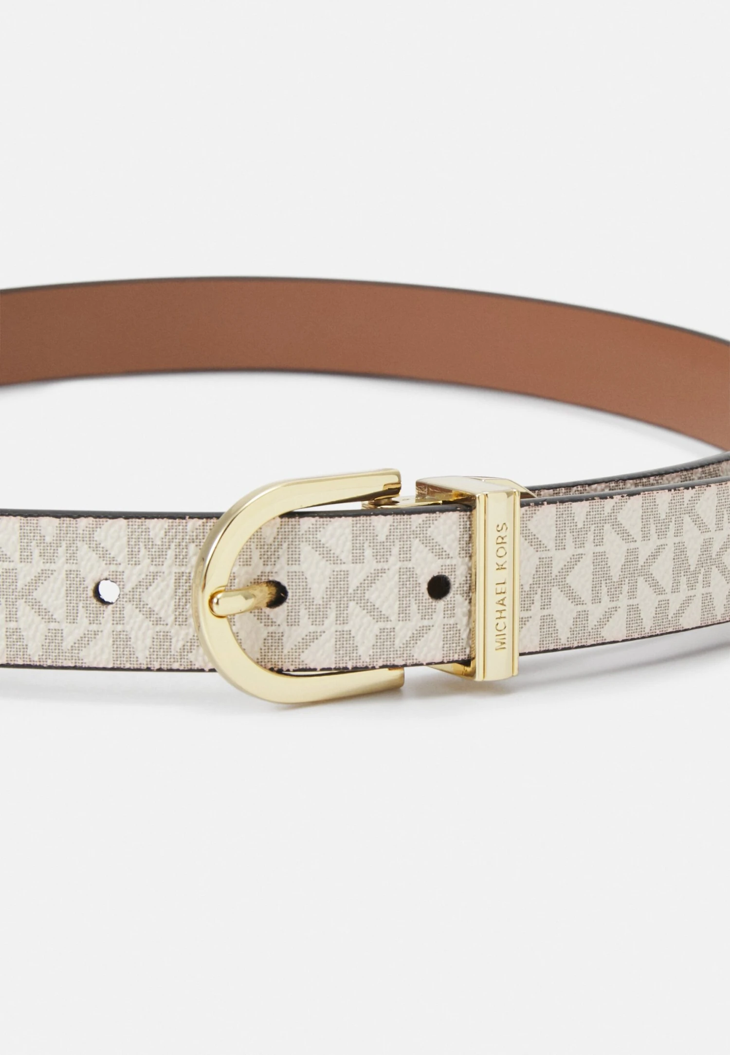 MICHAEL Michael Kors Reversible Belt - Riem - Luggage/Gold 6 MICHAEL Michael Kors Reversible Belt - Riem - Luggage/Gold - Afbeelding 4