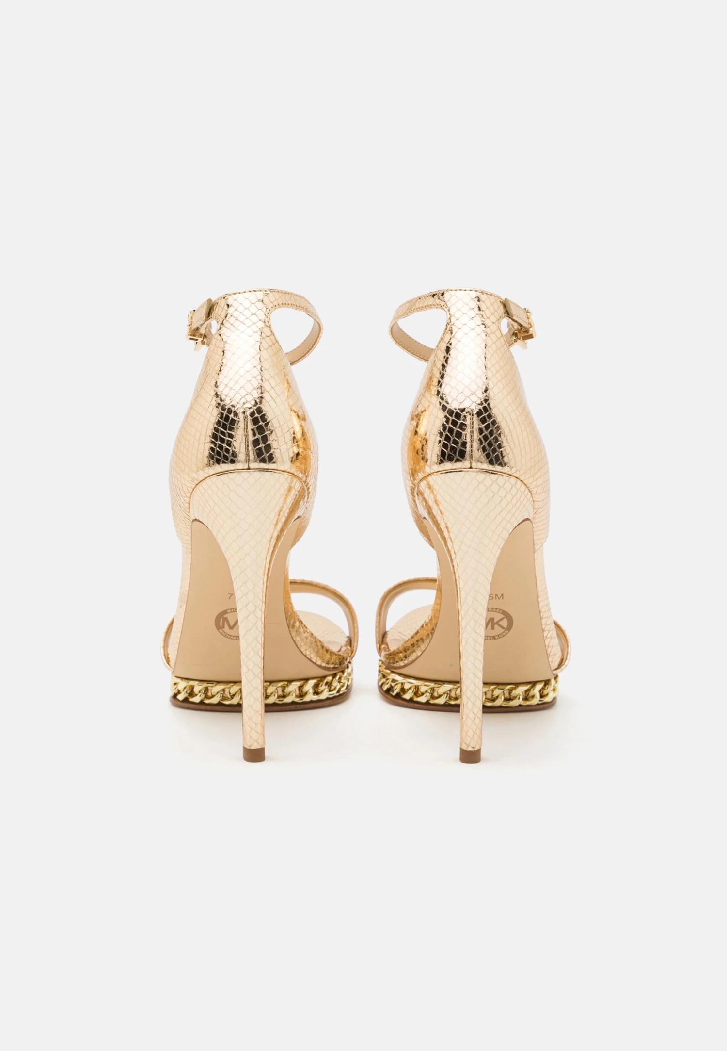 MICHAEL Michael Kors Jordyn Chain Platform - Sandalen Met Plateauzool - Pale Gold 6 MICHAEL Michael Kors Jordyn Chain Platform - Sandalen Met Plateauzool - Pale Gold - Afbeelding 4